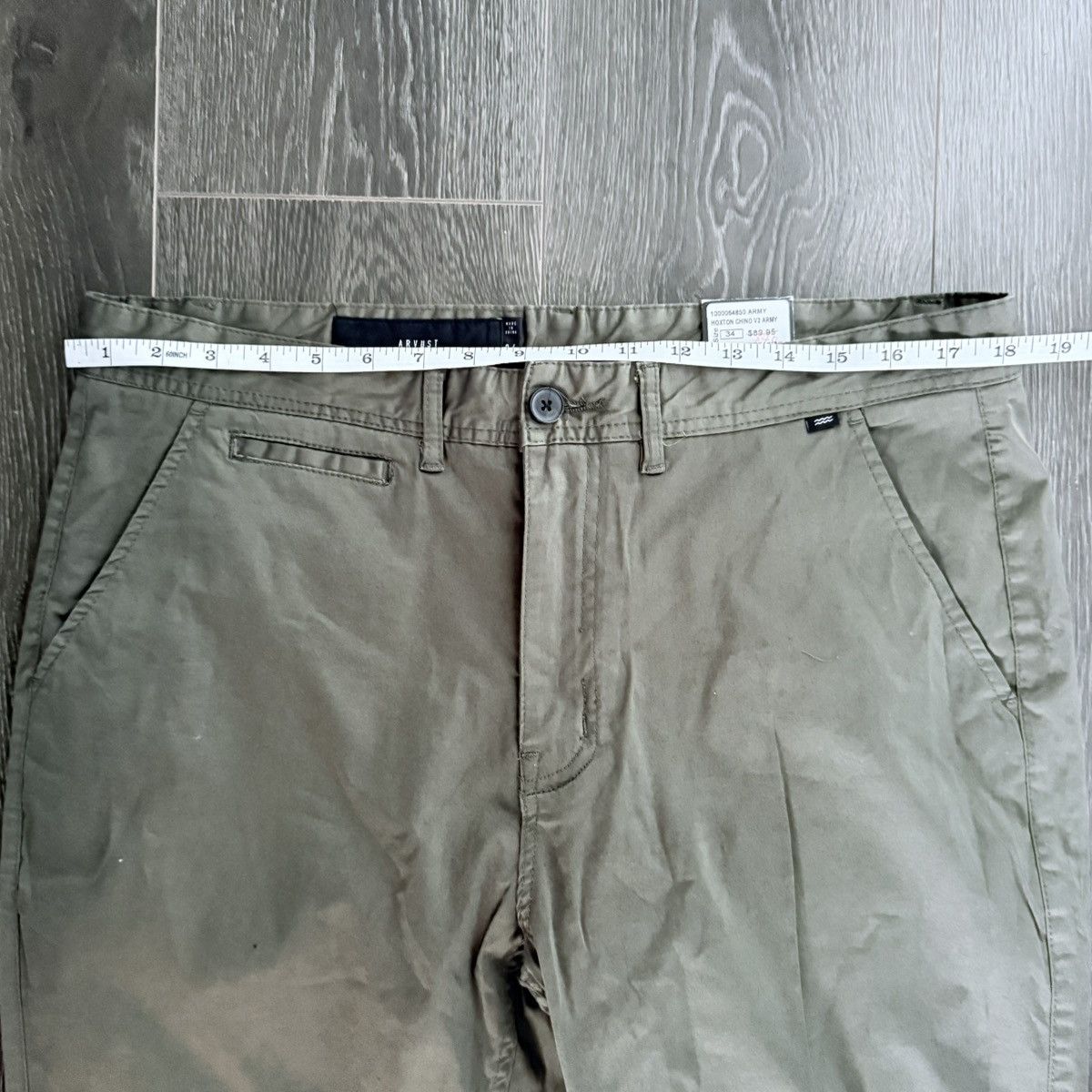 Carhartt Arvust Hoxton Chino V2 Army Pants Size 34 BNWT Size US 36 / EU 52 - 3 Thumbnail