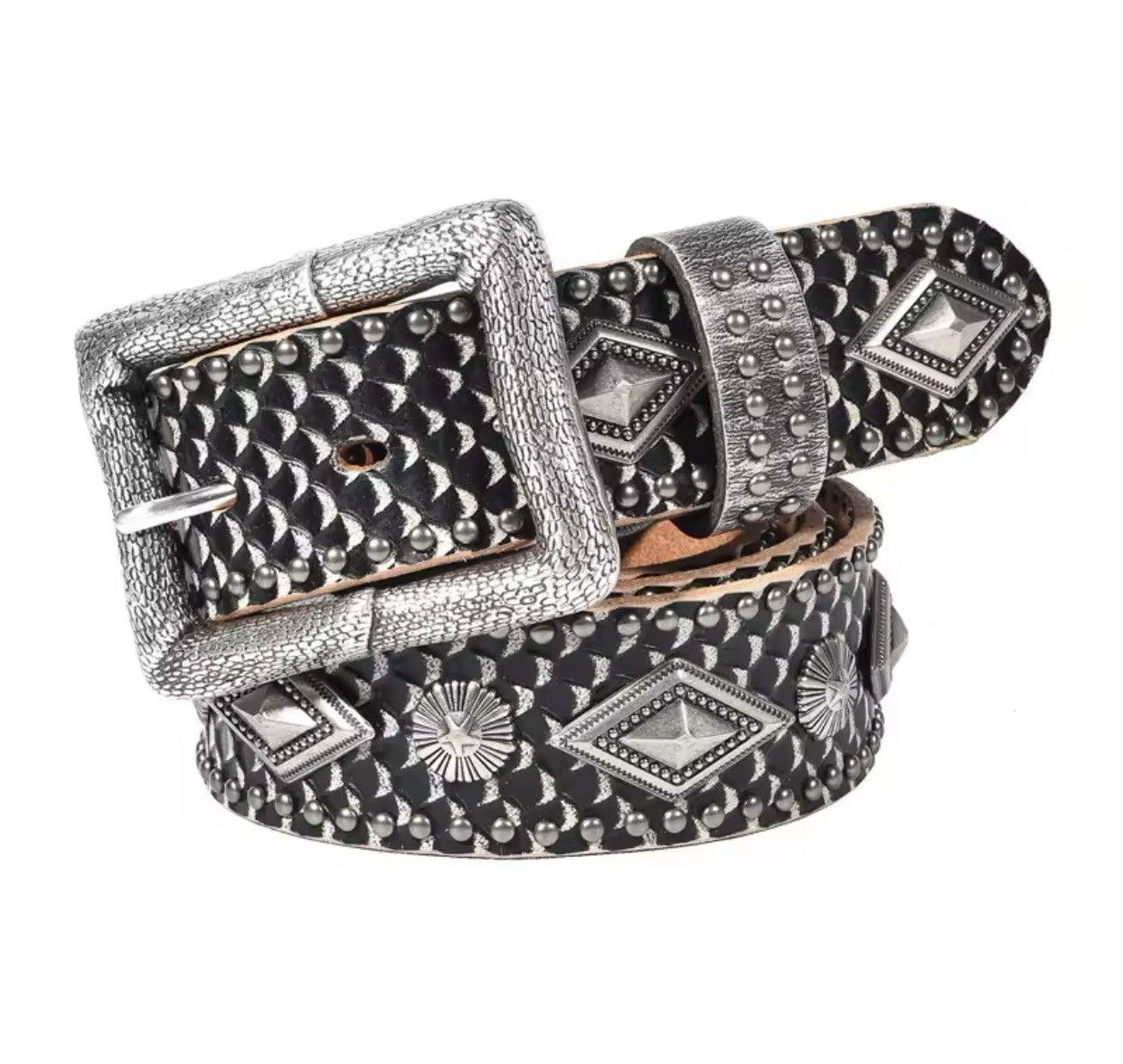 Japanese Brand × Leather × Vintage Dragon Altar Retro Vintage Leather Belt Size ONE SIZE - 1 Thumbnail