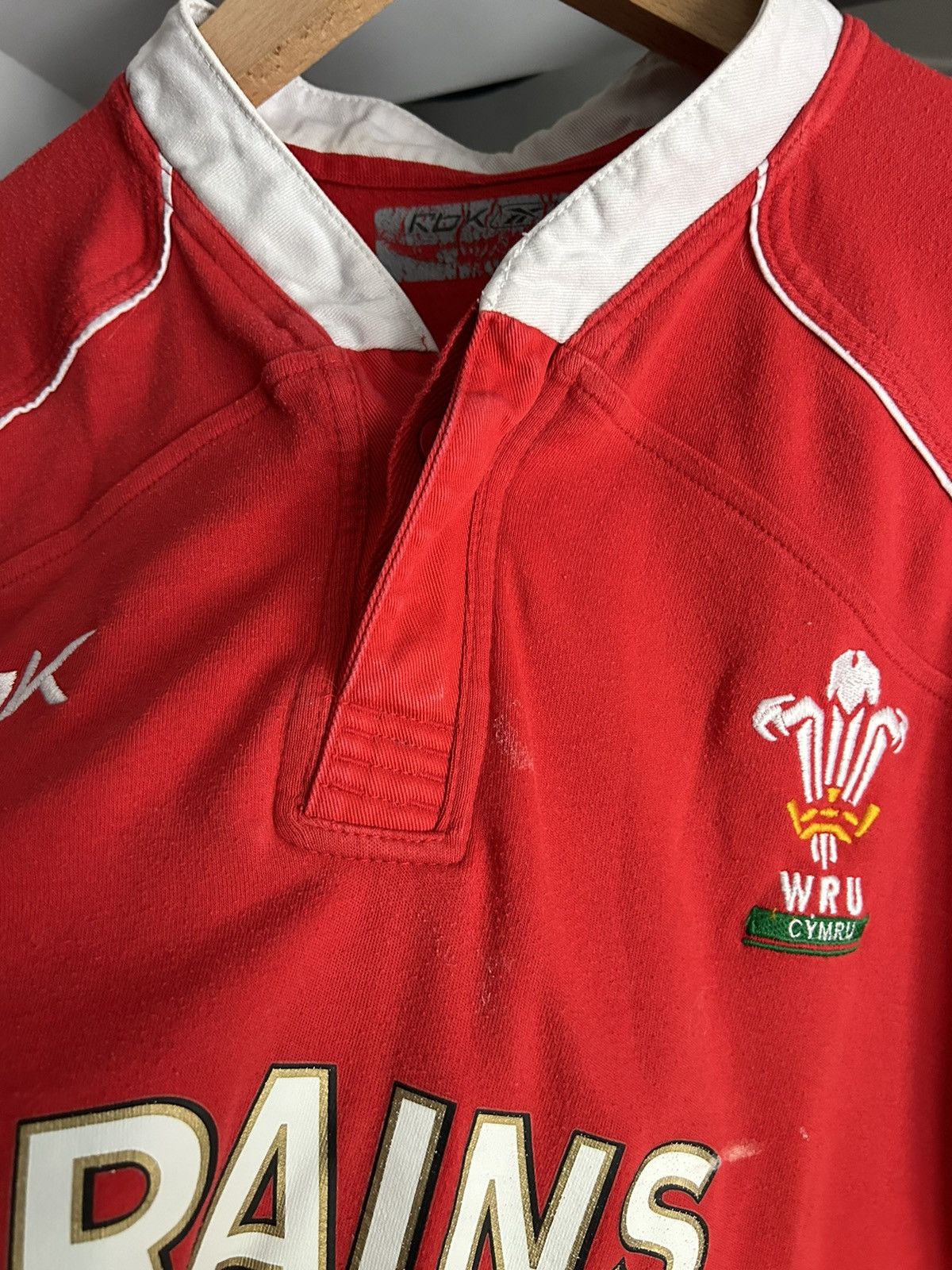 Reebok × Vintage Vintage Wales Rugby Reebok 2002/2004 Jersey shirt Size US M / EU 48-50 / 2 - 6 Thumbnail