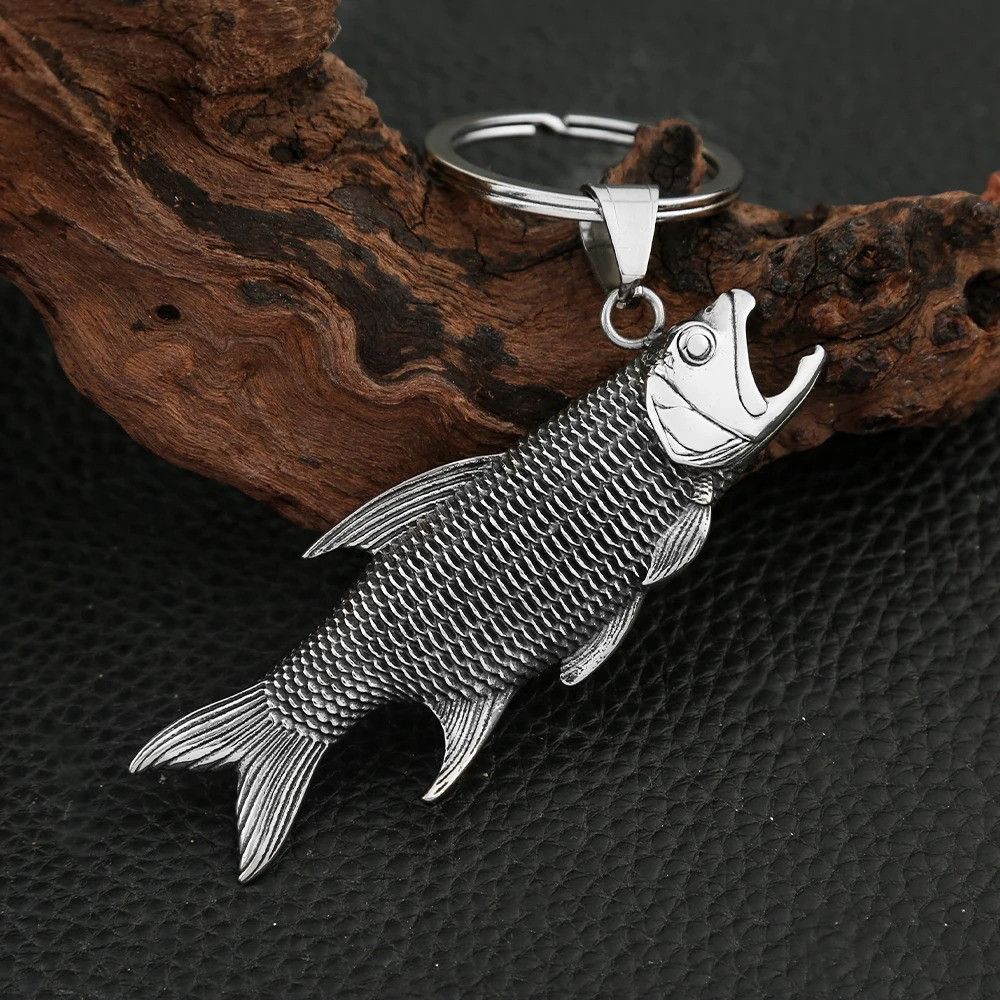 Other Fish Keychain Stainless Steel Size ONE SIZE - 5 Thumbnail