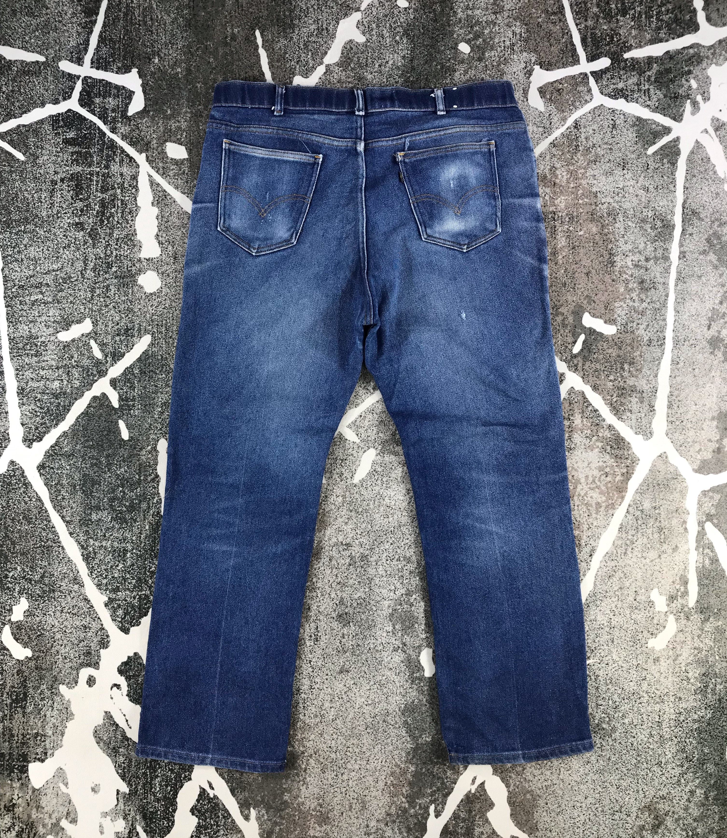 Levi's Vintage Levis 547 Jeans Blue Wash Denim KJ864 Size US 37 - 2 Thumbnail