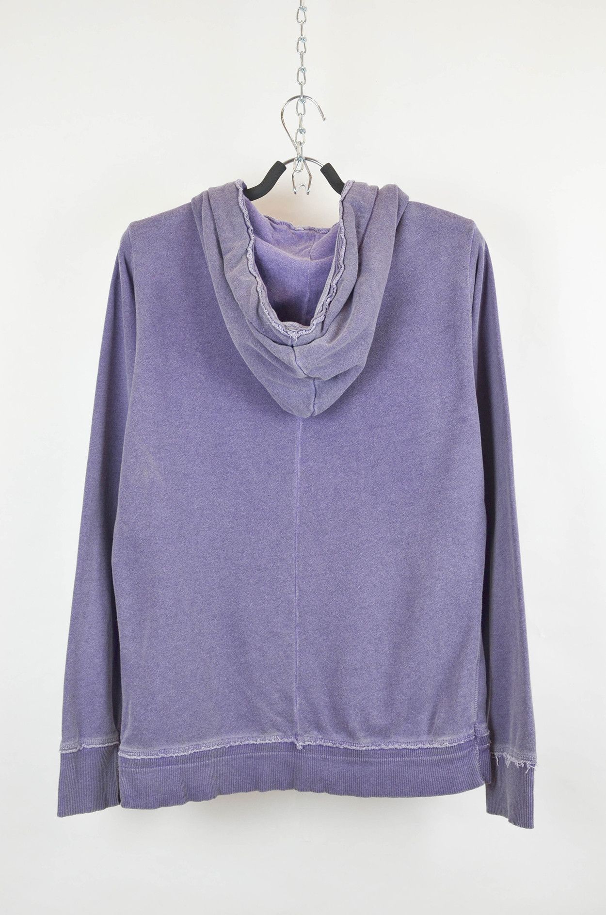 Diesel Diesel Stacked Deck Distressed Hoodie Purple - Size M Size US M / EU 48-50 / 2 - 2 Thumbnail