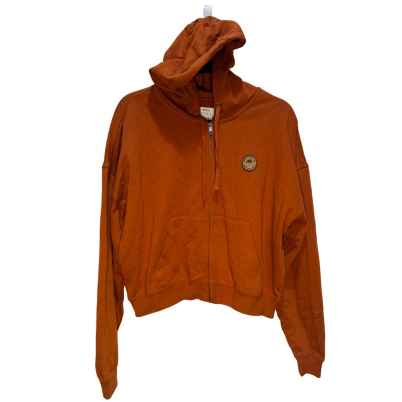 RVCA RVCA x Rose Machado Court Zip-Up Hoodie for Women - Mocha S Size S / US 4 / IT 40 - 1 Thumbnail