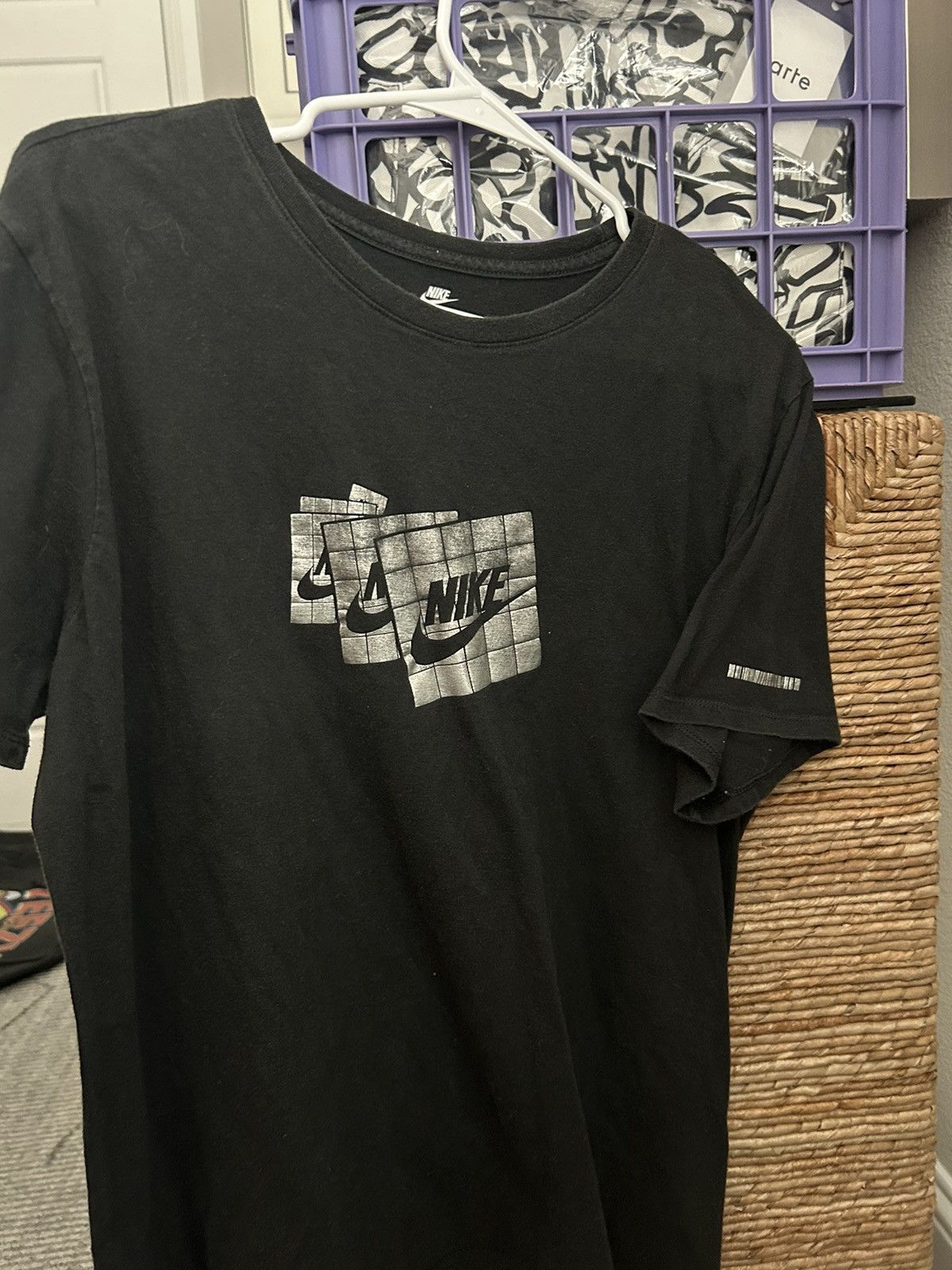 Nike Nike “No Hacks” Just Do It Tee (Black) Size US L / EU 52-54 / 3 - 1 Thumbnail
