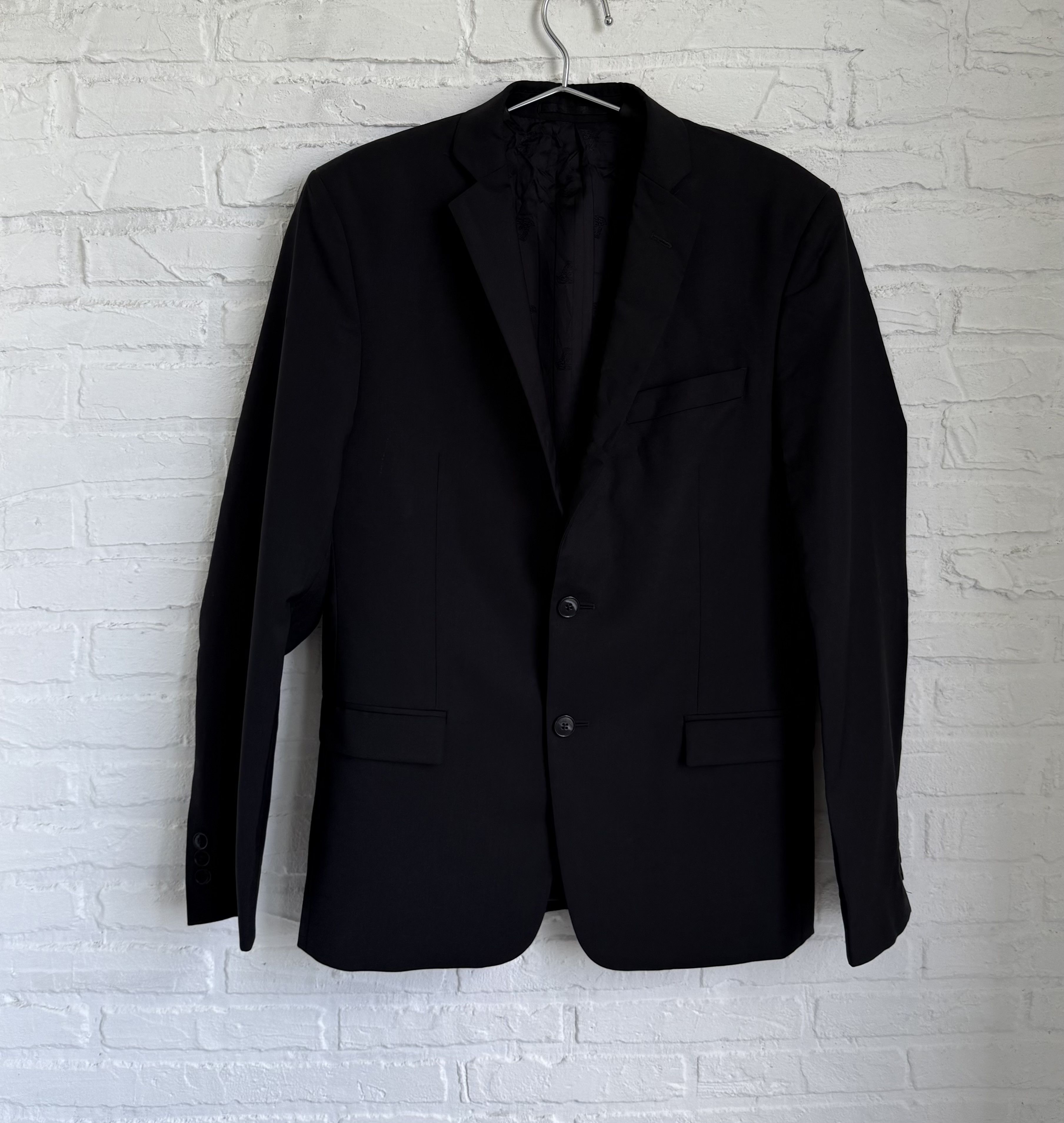 Versace Versace Wool Single-Breasted Blazer Size 48L - 1 Thumbnail