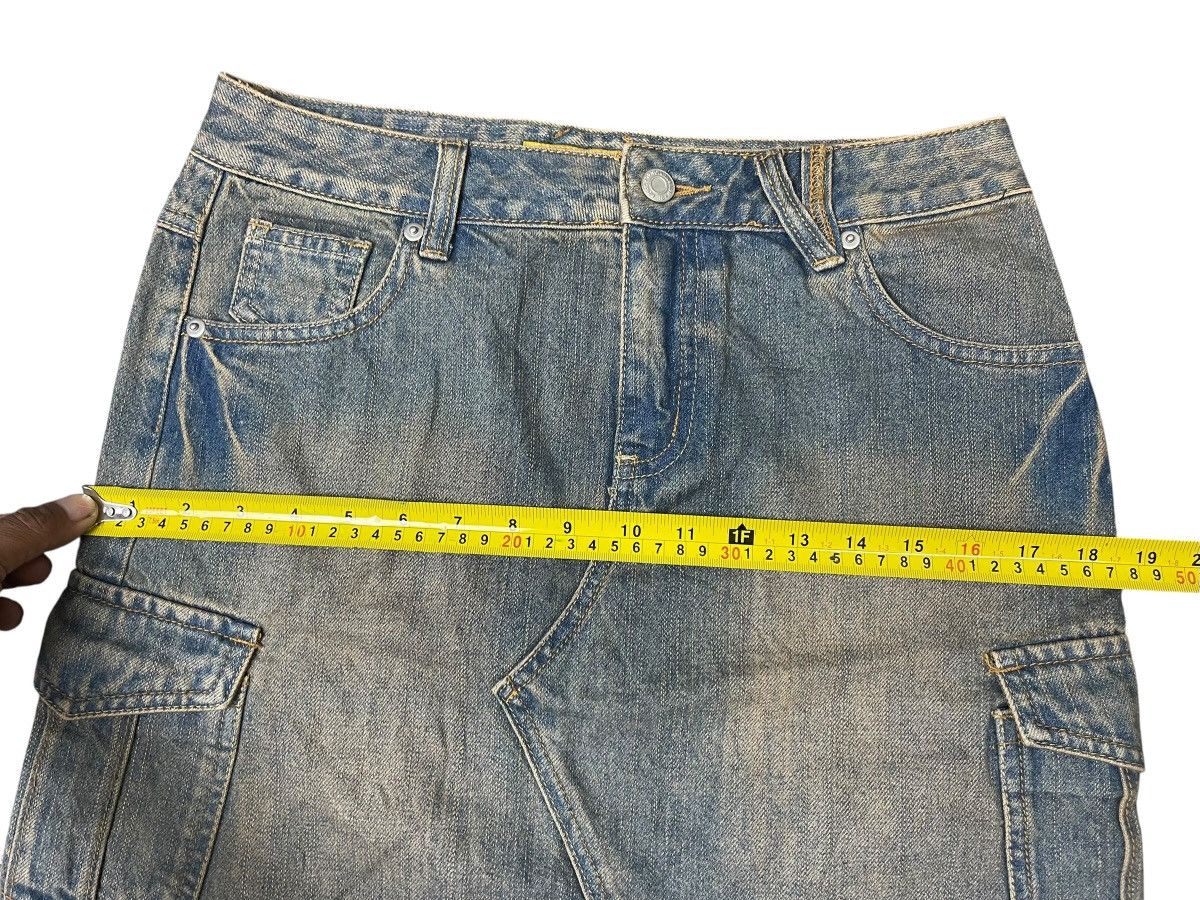 Japanese Brand Vintage Genuine Mini Skirt Six Pocket Streetwear Size 30" / US 8 / IT 44 - 5 Thumbnail