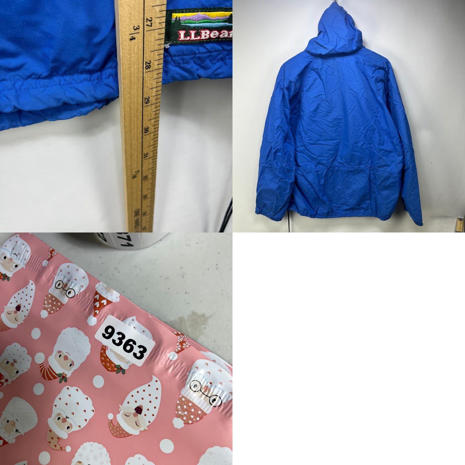 Vintage VINTAGE LL Bean Hooded Windbreaker Jacket L Regular Blue 90s Skull Logo Zip Jacket Mens Size US L / EU 52-54 / 3 - 8 Thumbnail