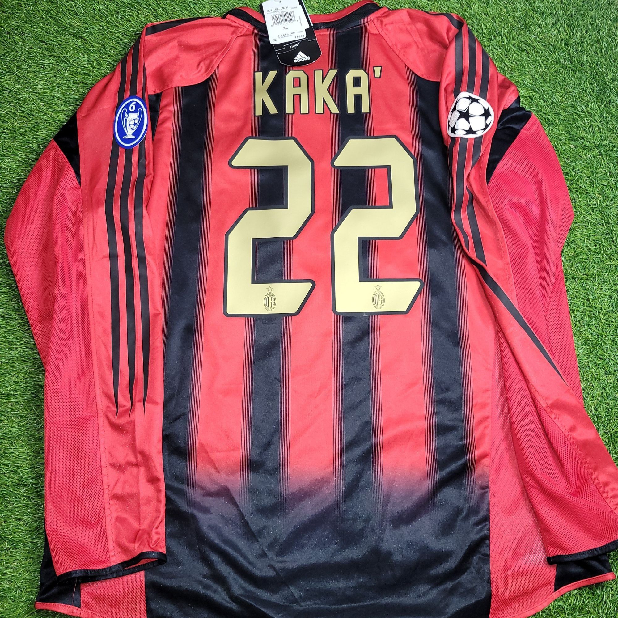 Adidas × BLOKE Ac Milan 13/14 Longsleeves home shirt #22