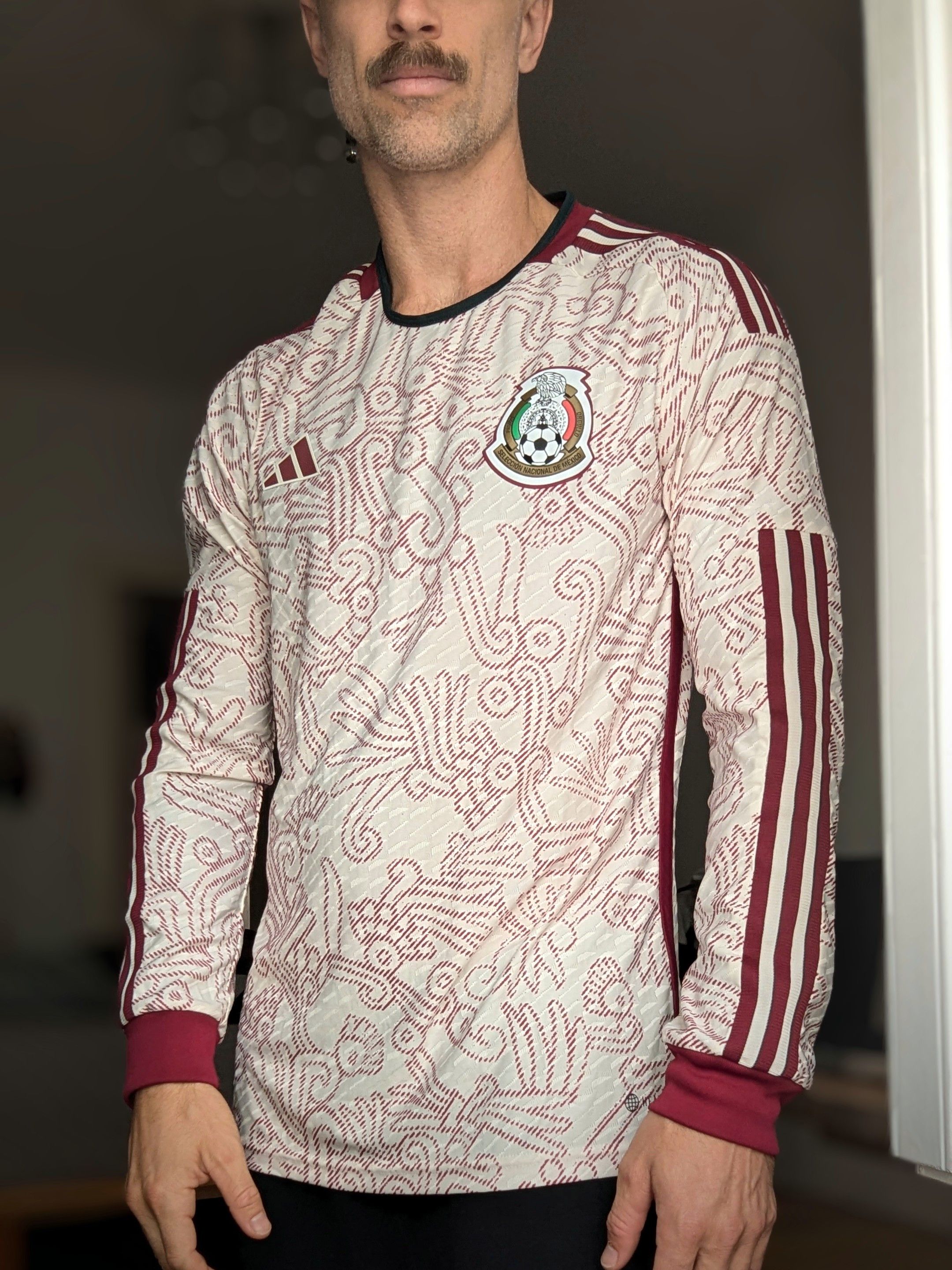 Adidas Mexico away 2022 World Cup football jersey