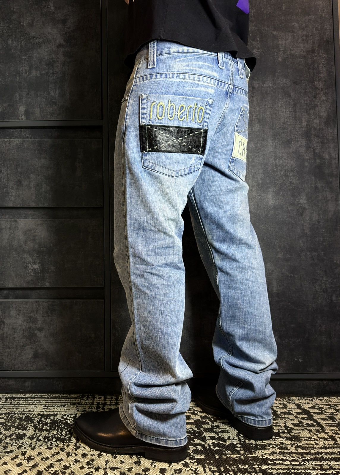 Roberto Cavalli Archive Roberto Cavalli Disstresed Y2K Jeans Dolce Hedi Raf Size US 32 / EU 48 - 3 Thumbnail