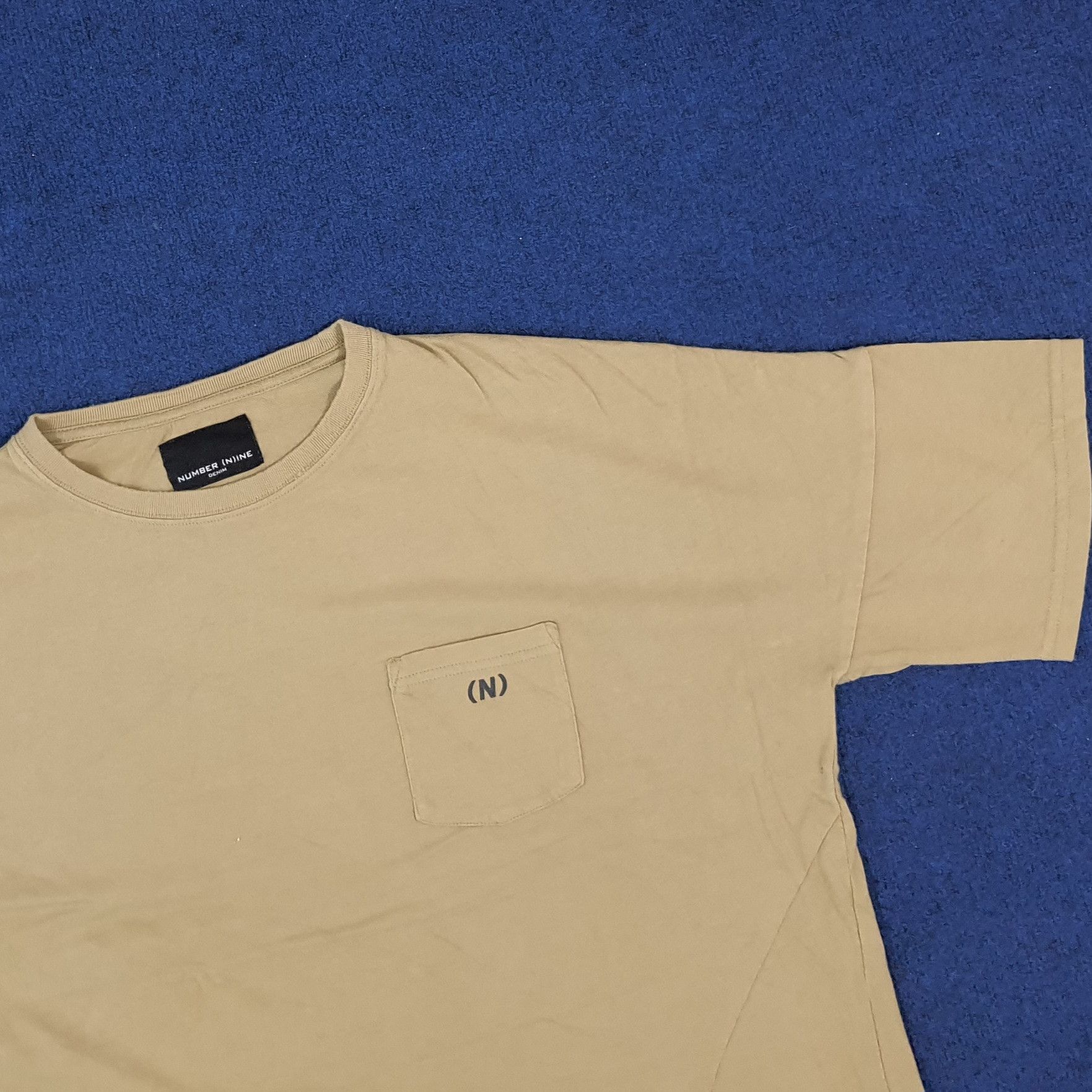 Japanese Brand × Number (N)ine × Vintage Vintage Number Nine Spell Out Japan Brand Boxy Tshirt Size US XL / EU 56 / 4 - 4 Thumbnail