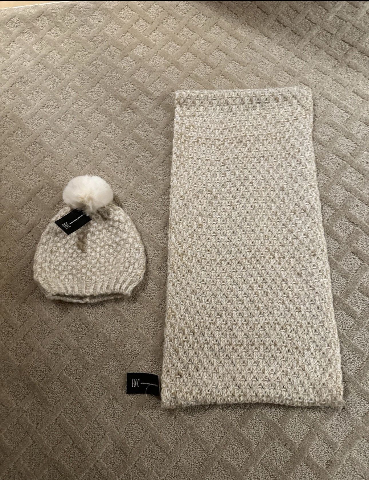 I.N.C INC International Concepts Beanie and Scarf Size ONE SIZE - 1 Thumbnail