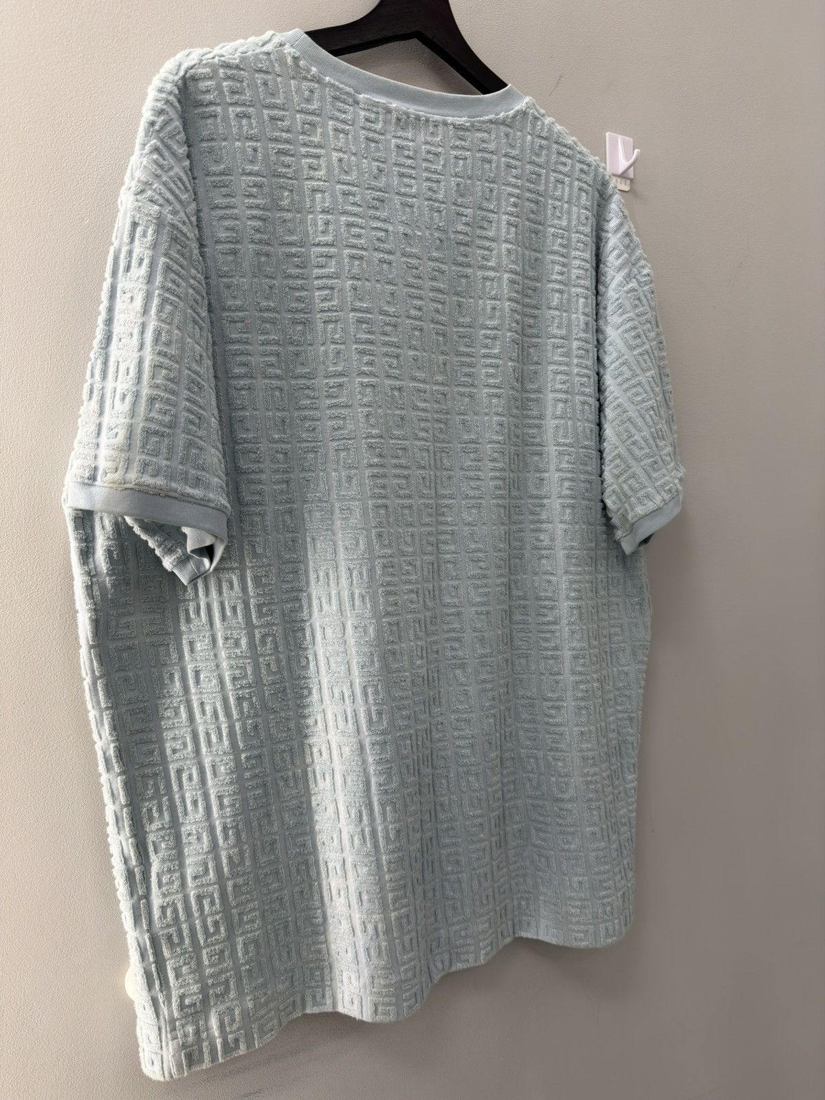 Givenchy Givenchy 4G Motif Towel T Shirt Light Blue Size US L / EU 52-54 / 3 - 4 Thumbnail