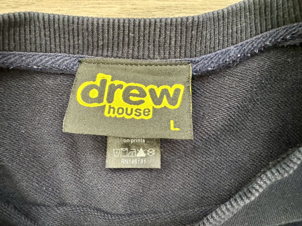 Drew × Justin Bieber Drew Dark Blue Crewneck Sweatshirt Women’s Size L / US 10 / IT 46 - 3 Thumbnail