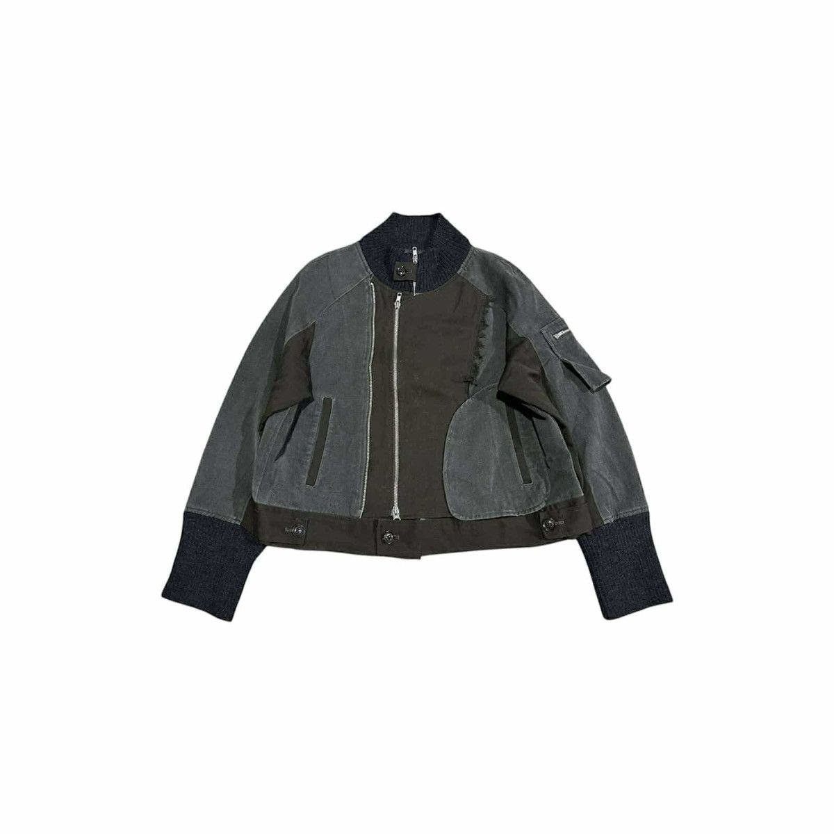 If Six Was Nine × Japanese Brand × Le Grande Bleu (L.G.B.) 🔥Y2K Archived Pour Deux Asymmetric 4 Layers Zipper Jacket Size US L / EU 52-54 / 3 - 7 Thumbnail