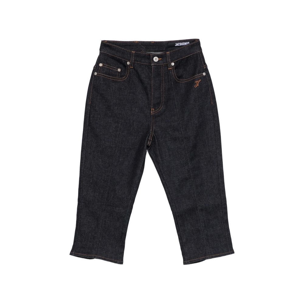 Jacquemus Jacquemus BLUE Denim - Cropped Jeans Size 24" / US 00 / IT 34 - 1 Thumbnail