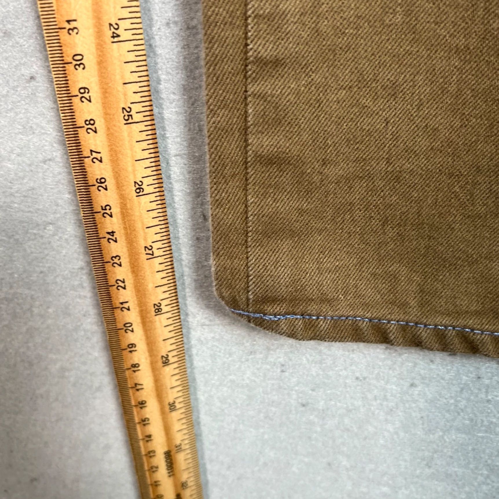 Levi's VINTAGE Levis Jeans Mens Size 34 Cotton Brown Unfinished Straight Leg Size US 34 / EU 50 - 5 Thumbnail
