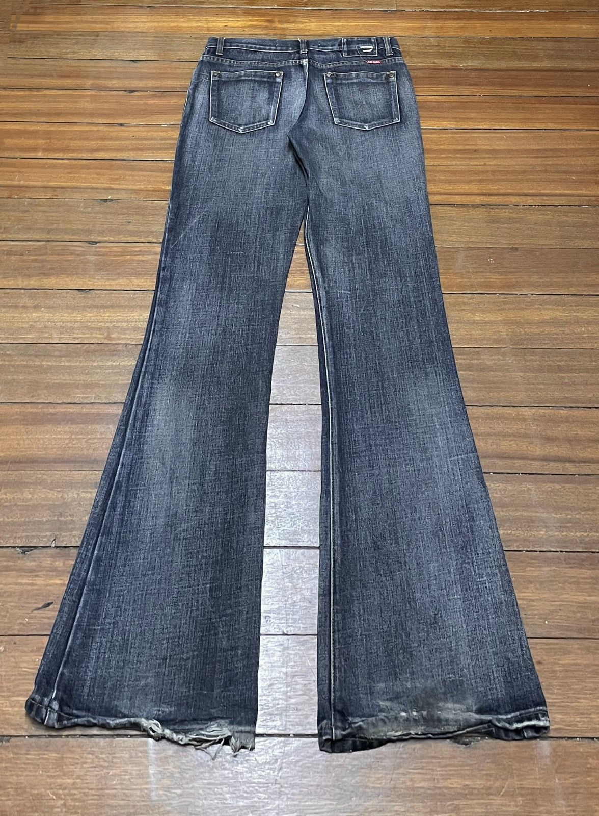 Diesel × Vintage Very Rare Vintage Brand Diesel Flared Jeans 1990s Size US 31 - 2 Thumbnail