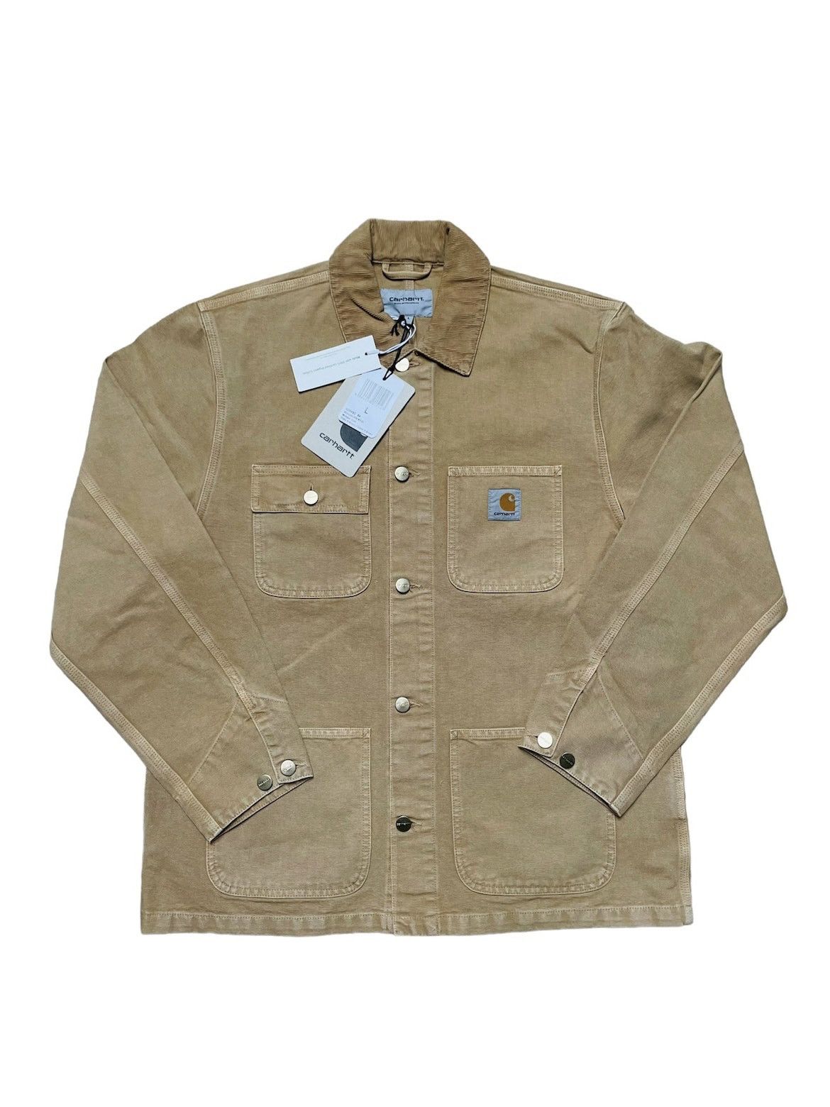 image of Carhartt Michigan Chore Coat Jacket Dusty Brown, Men's (Size Large)