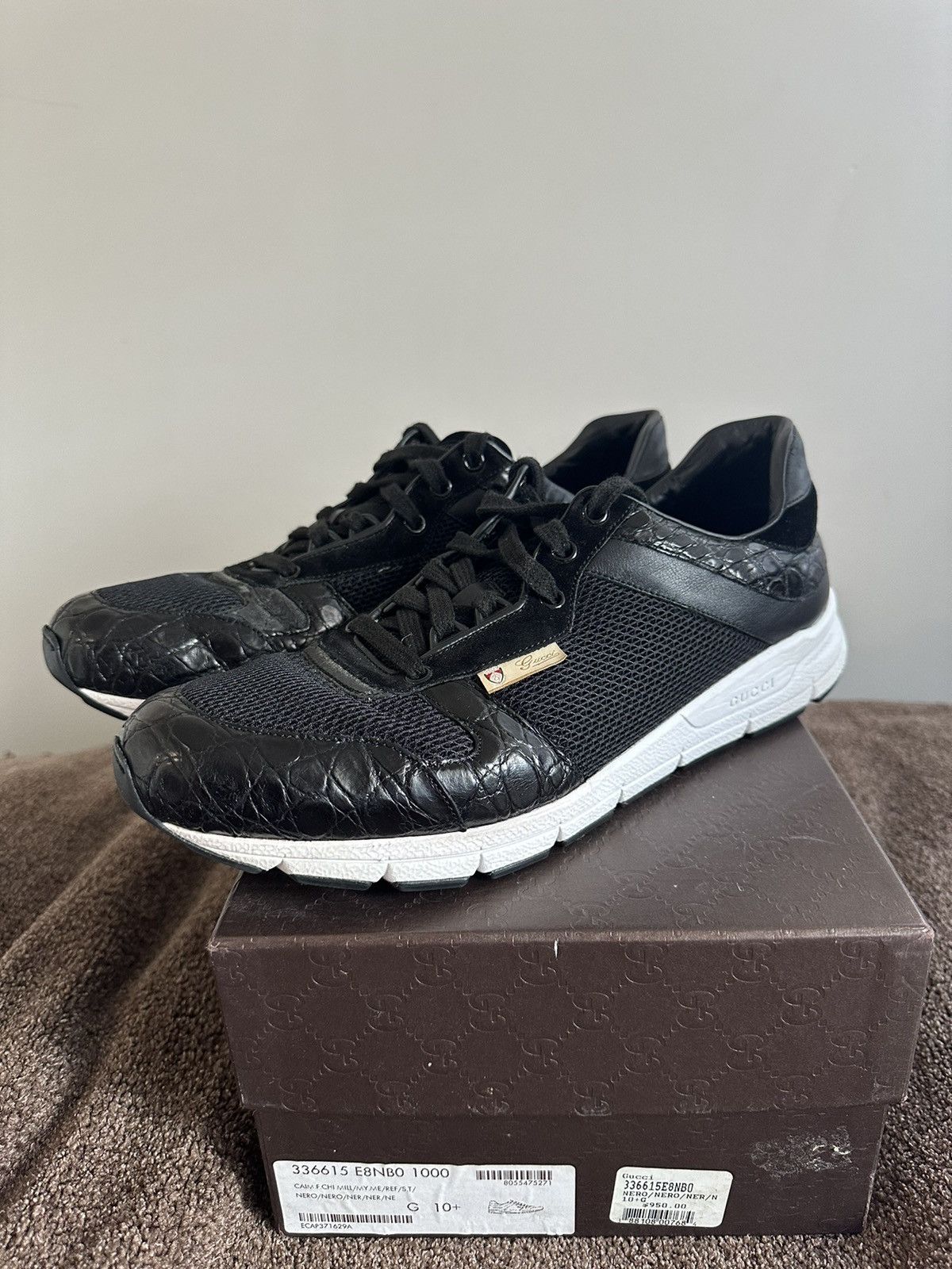Gucci Gucci “Nero” Reflex Sneaker Size US 11 / EU 44 - 3 Thumbnail