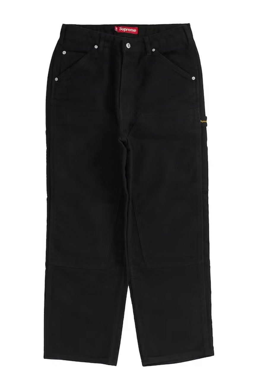 image of Supreme Moleskin Double Knee Painter Pant In Black, Men's (Size 36)