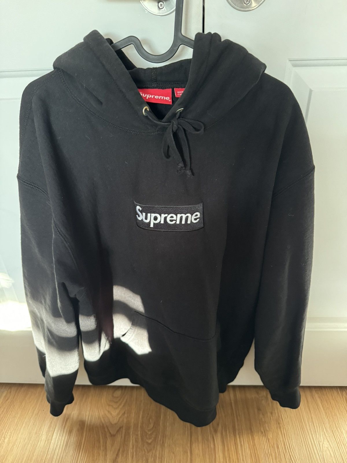 Supreme Box Logo Hooded Sweatshirt FW21 Black Large