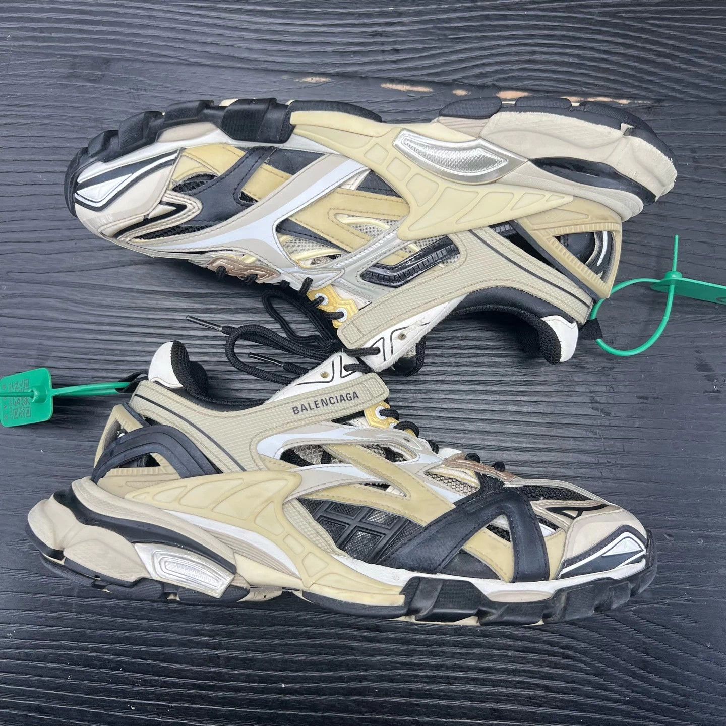 Balenciaga Balenciaga Track 2 Cream White Brown 42 Near New Size US 9 / EU 42 - 5 Thumbnail