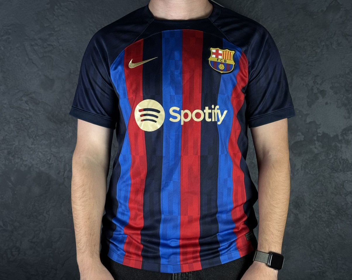 Nike Nike Barcelona Ansu Fati #10 Home Soccer Jersey 2022 Size US L / EU 52-54 / 3 - 2 Thumbnail