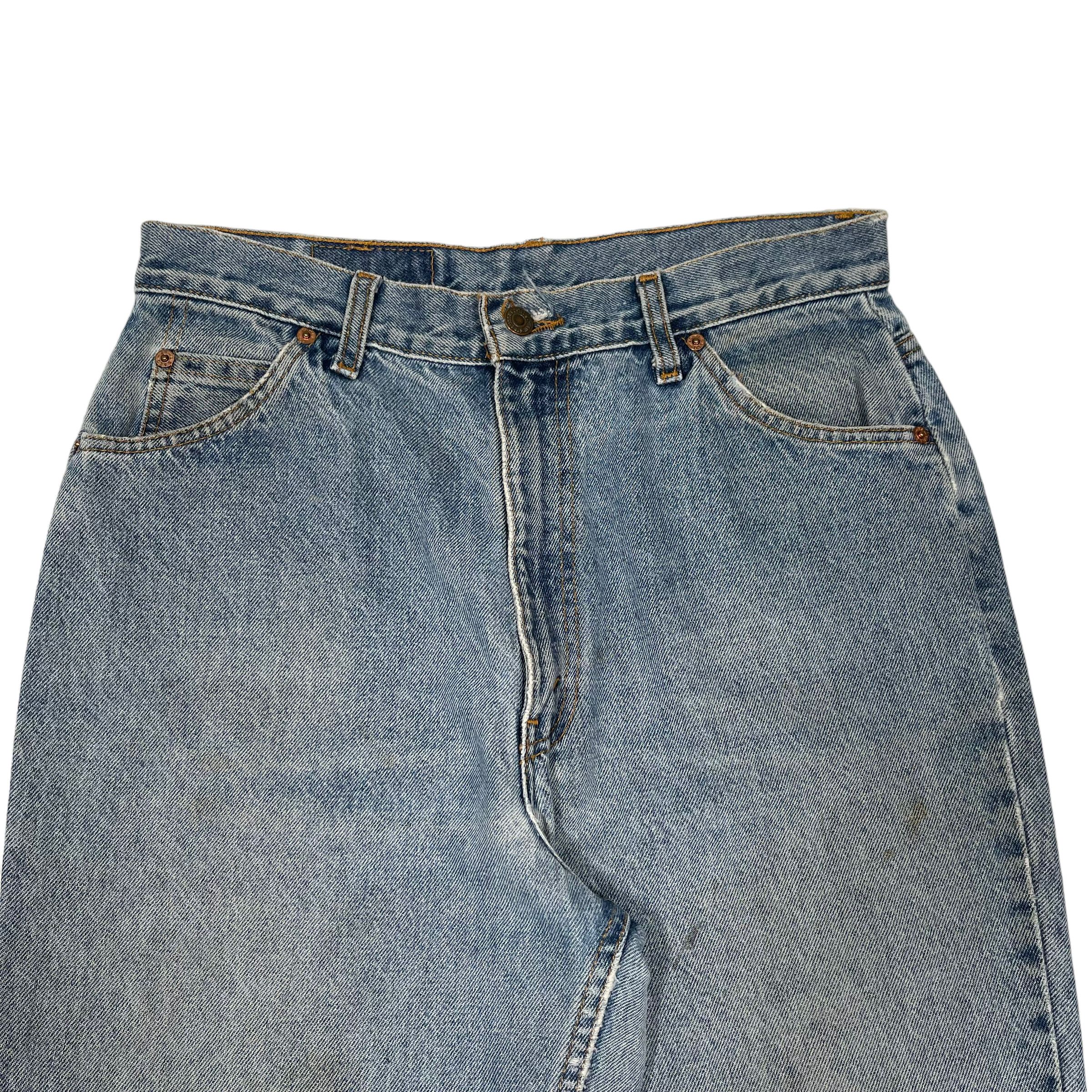 Hedi Slimane × Levi's × Vintage Vintage 1970s Levis Orange Tab Washed Distressed Denim Jeans Size US 30 / EU 46 - 7 Thumbnail