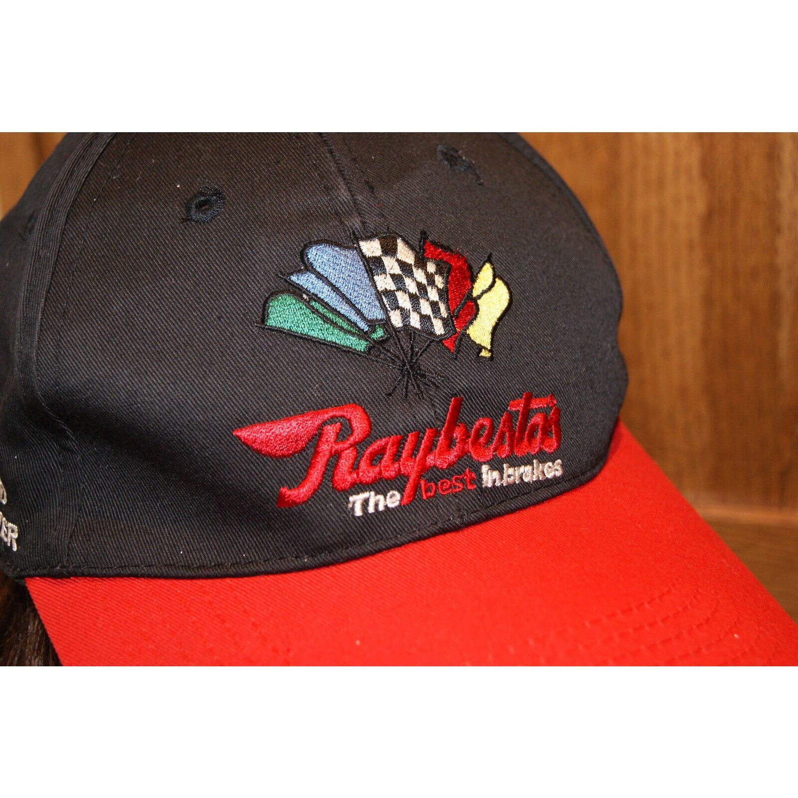 Other RAYBESTOS RACING FLAG EMBROIDER HAT CAP SNAP INDY 500 NASCAR Size ONE SIZE - 2 Thumbnail