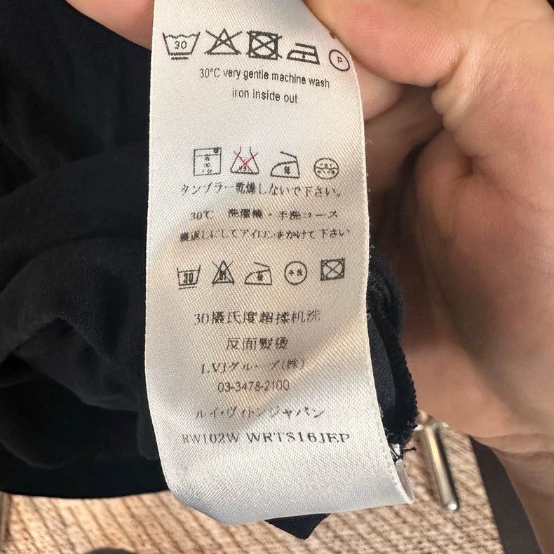 Louis Vuitton Louis Vuitton Black Short Sleeve T -2505 Size US XS / EU 42 / 0 - 5 Thumbnail