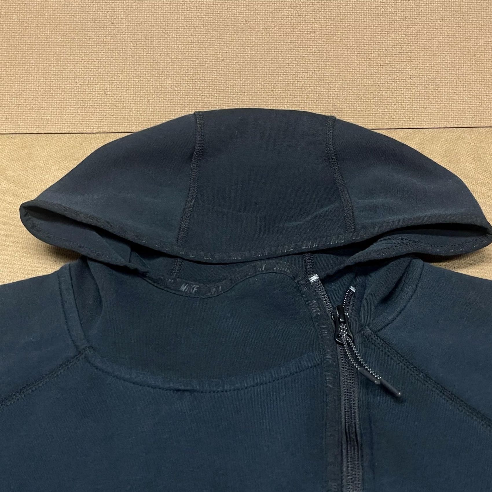 Nike Nike Hoodie Womens L Gray Tech Fleece Jacket Black Asym Zip Drop Tail Size L / US 10 / IT 46 - 6 Thumbnail