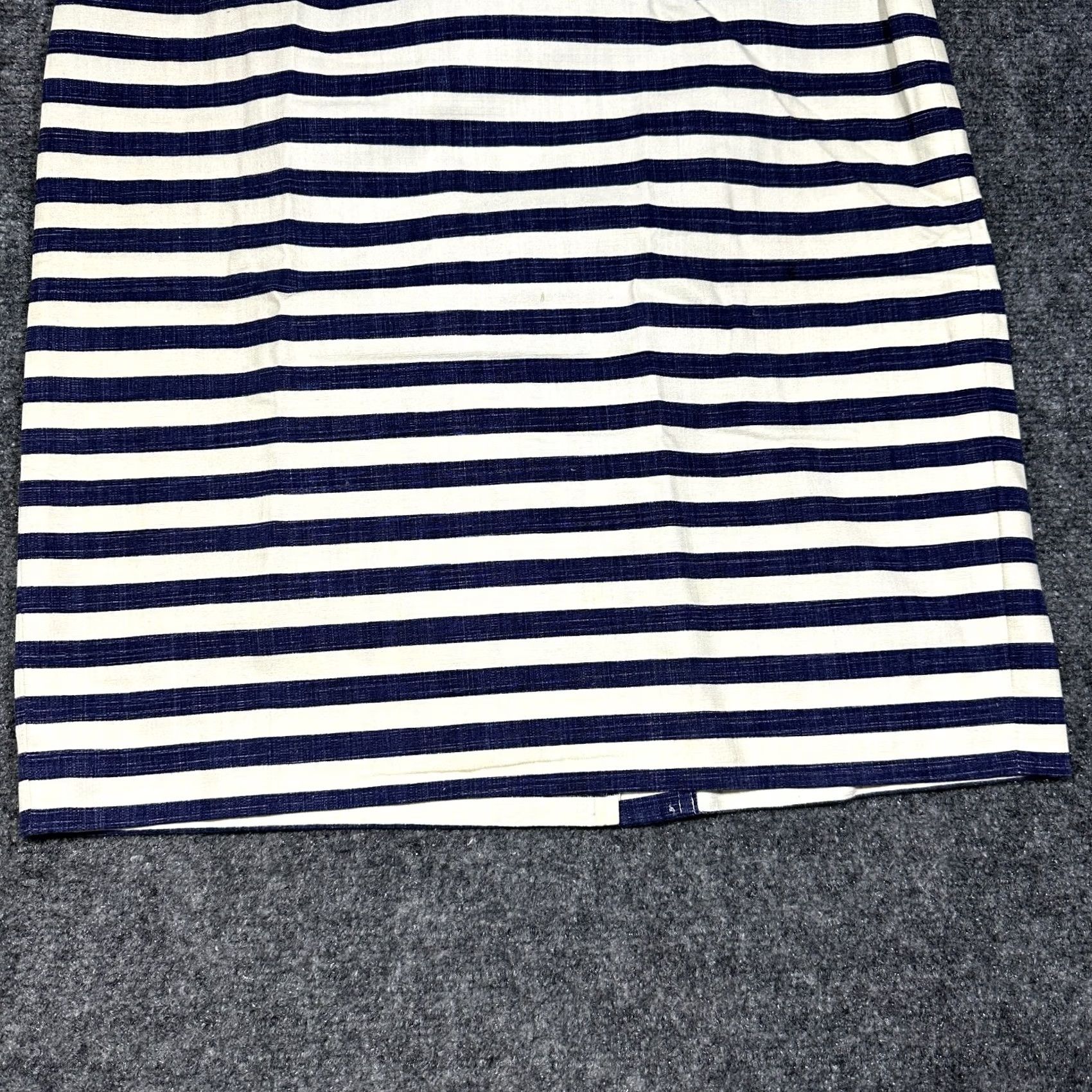 Talbots Talbots Skirt Womens 2 Petite Striped Midi Cotton Back Zip Vent Multicolor Small Careers? Size 26" / US 2 / IT 38 - 2 Thumbnail