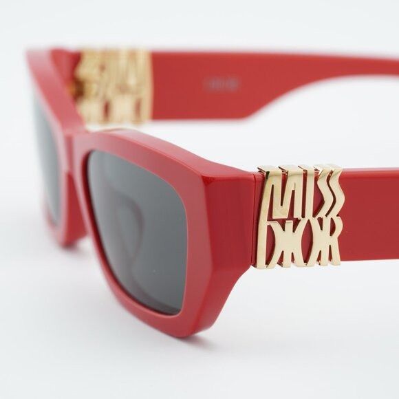 Dior Dior MISSDIOR S1F 35A0 Sunglasses Red Square Frame Size ONE SIZE - 2 Thumbnail