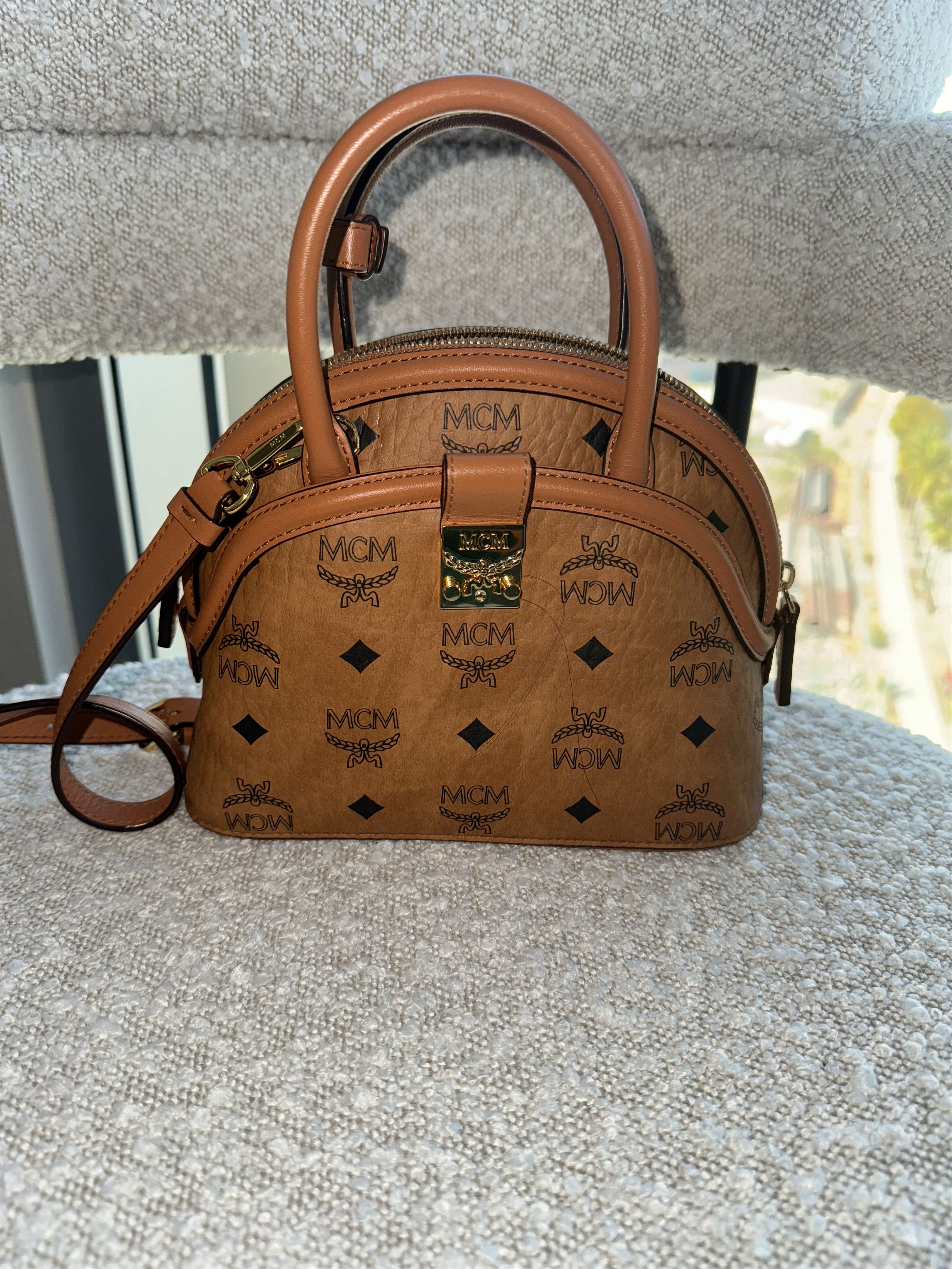 MCM Small Tracy curved tote bag Size ONE SIZE - 1 Thumbnail