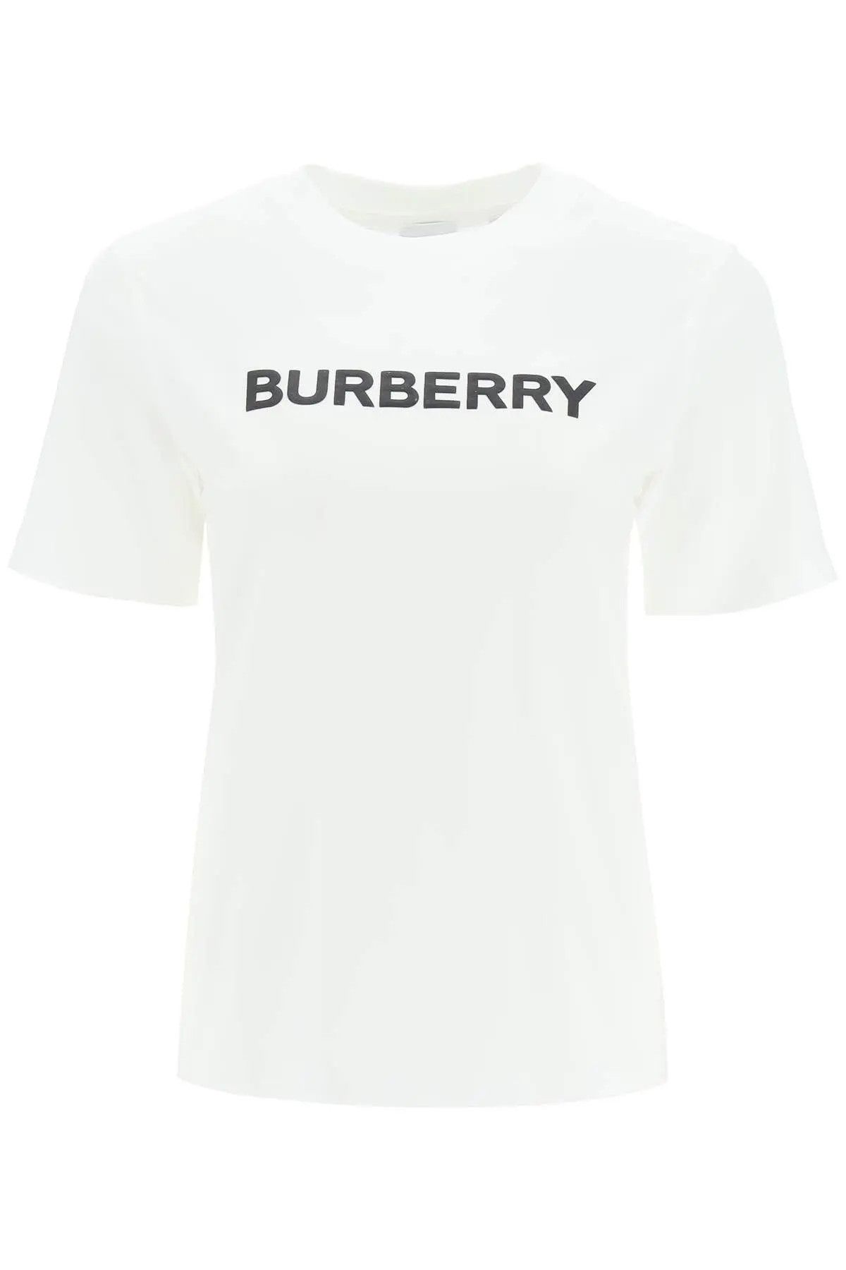 image of Burberry O1S22I1N1223 Logo Print T-Shirt In White, Women's (Size XS)