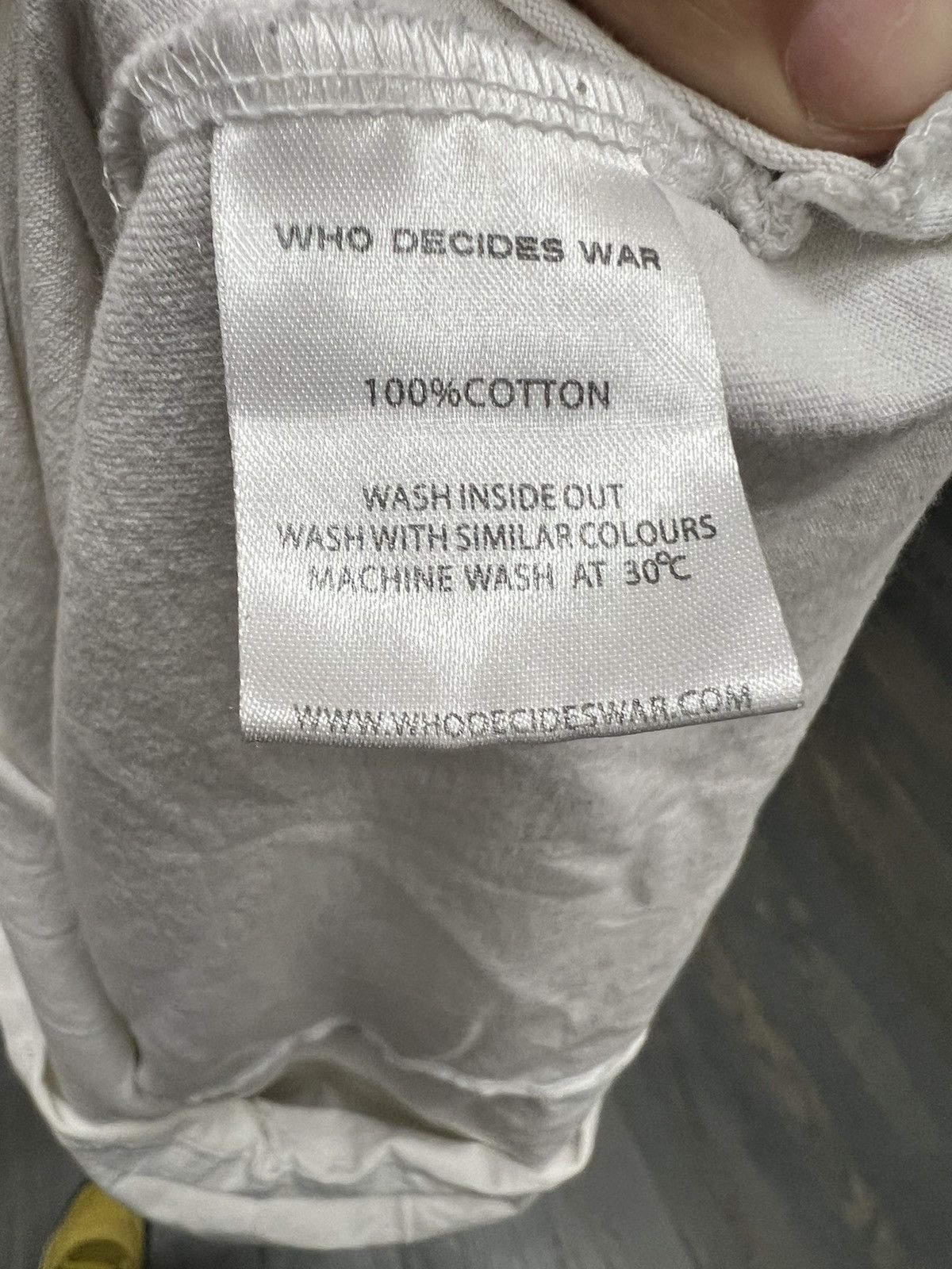 Who Decides War Who decides war stain glass t shirt Size US M / EU 48-50 / 2 - 6 Thumbnail