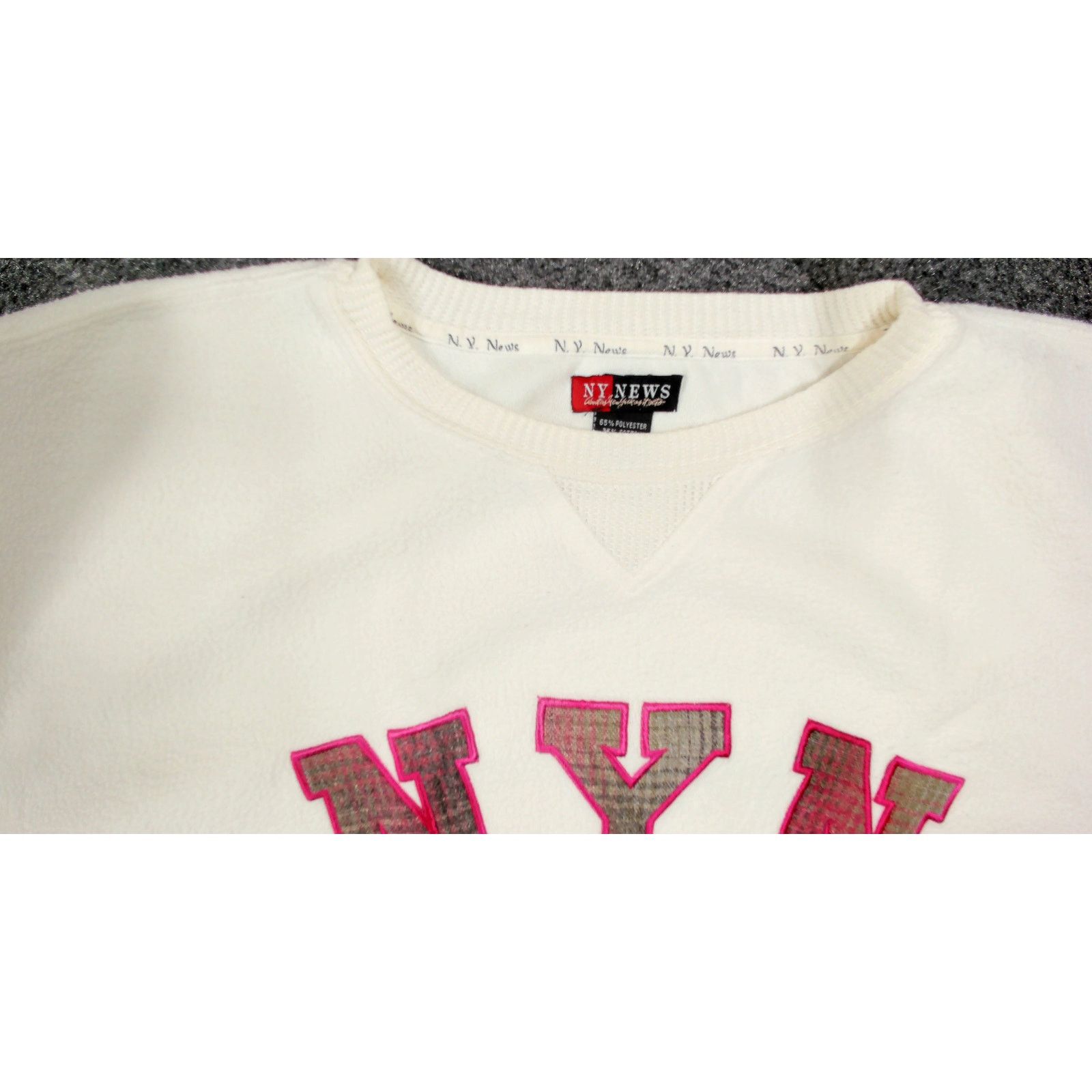 Vintage Vintage 1994 Boxy Drop-Shoulder Reverse Fleece Sweatshirt Size XL / US 12-14 / IT 48-50 - 9 Thumbnail