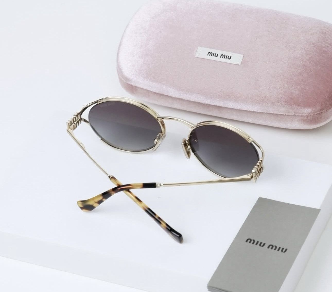Miu Miu × Vintage NEW Miu Miu sunglasses SMU 52YS ZVN-5D1 Size ONE SIZE - 2 Thumbnail