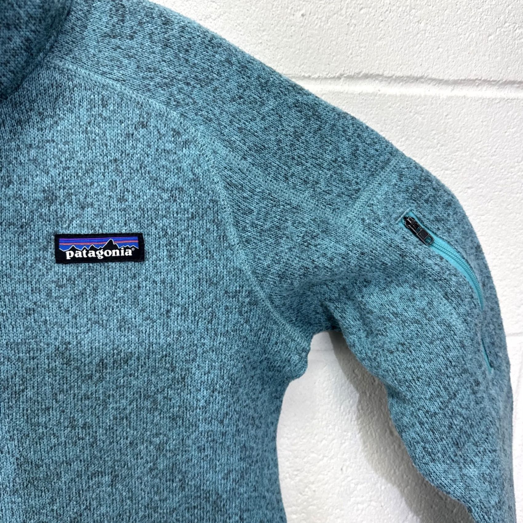 Patagonia Patagonia Womens Better Sweater Fleece Jacket 1/4 Zip Pullover Size Small Blue Teal Size S / US 4 / IT 40 - 6 Thumbnail