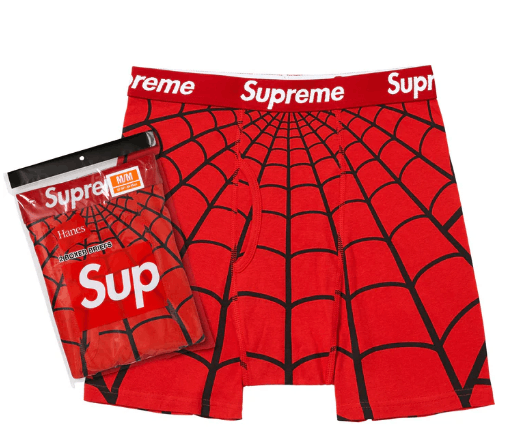 Supreme Supreme®/Hanes® Spider-Man Boxer Briefs (2 Pack) Size US 32 / EU 48 - 1 Preview