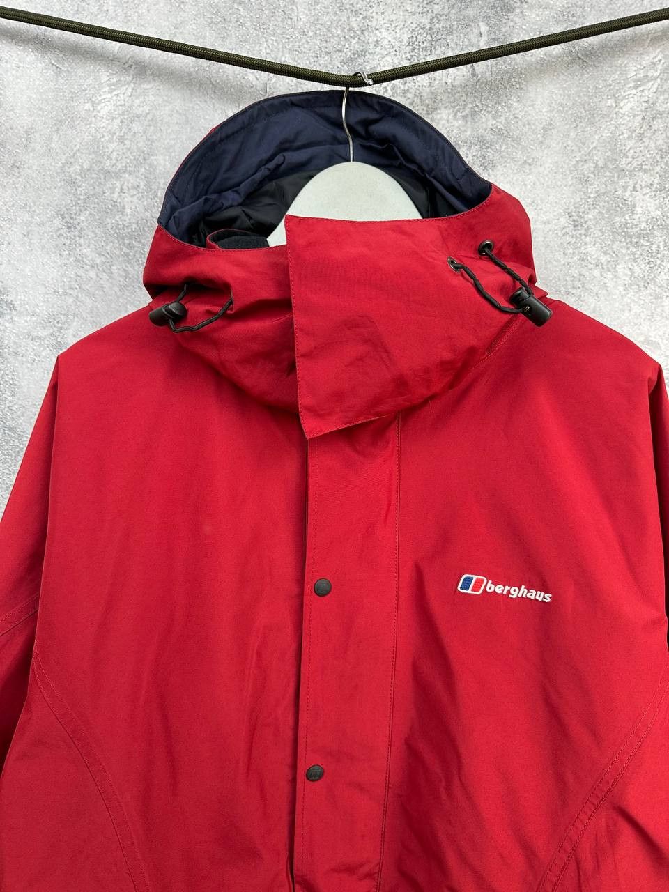 Berghaus Berghaus Gore-Tex Hooded Outdoor Jacket Red Waterproof Size XL / US 12-14 / IT 48-50 - 4 Thumbnail