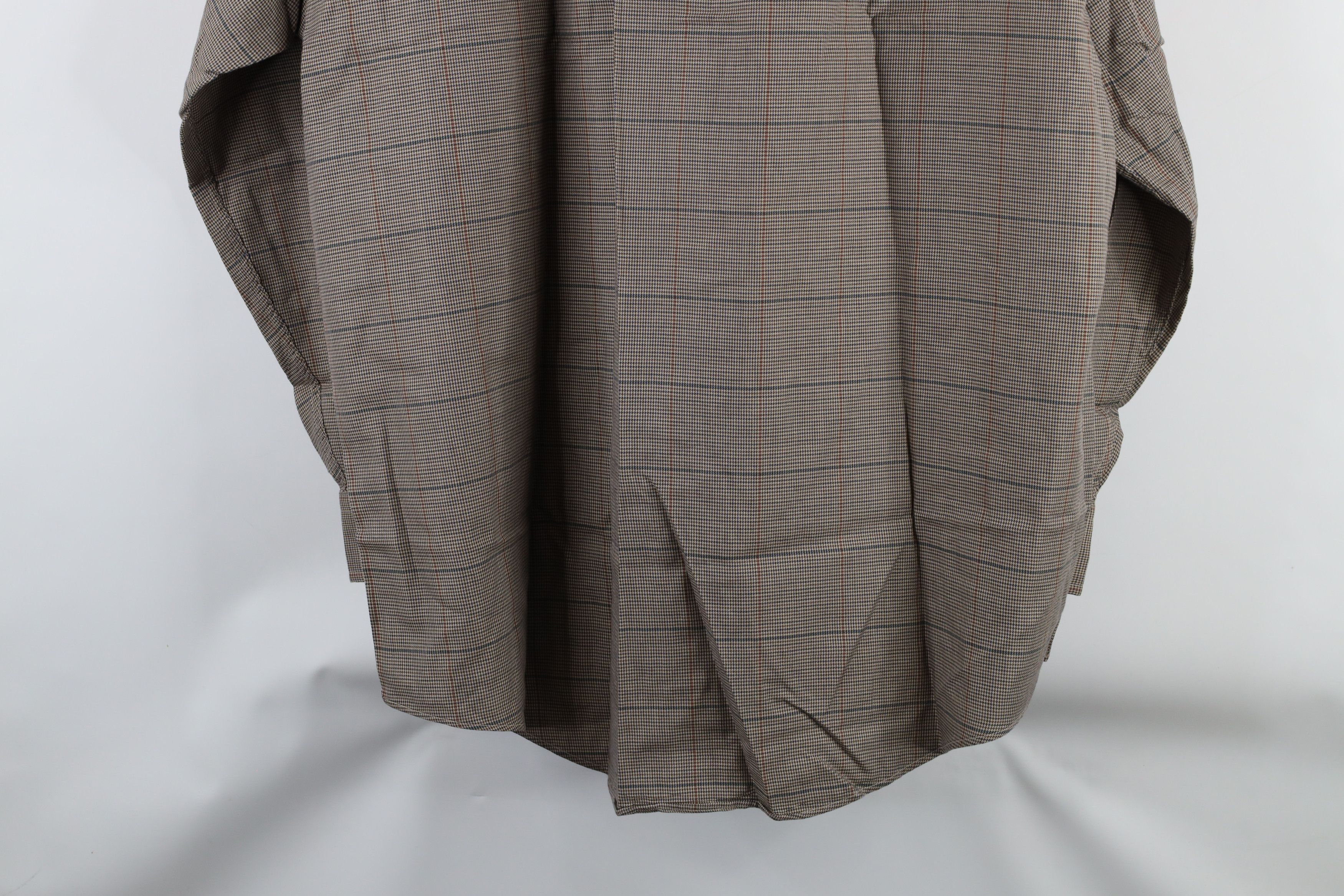 Lands' End × Vintage Vintage 90s Lands End Button Down Shirt Houndstooth Plaid Size US L / EU 52-54 / 3 - 9 Thumbnail