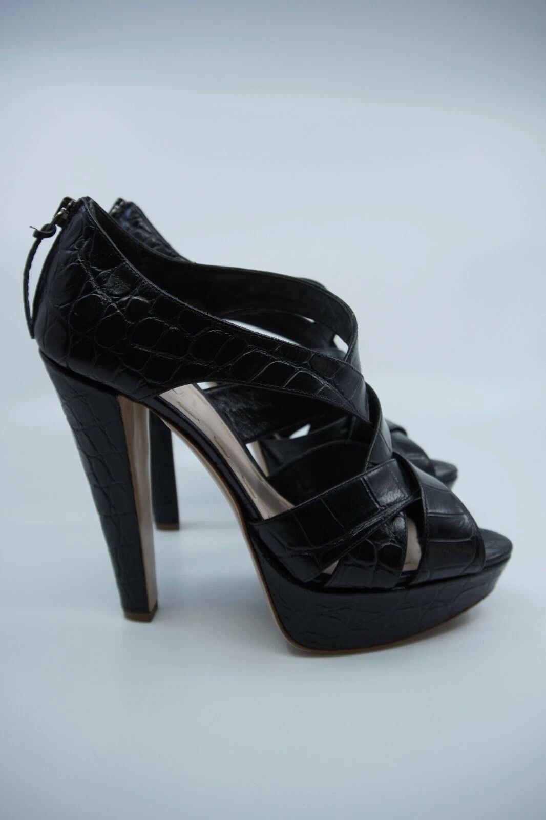 Miu Miu Rare New Miu Miu Prestige Black EU 39.5 US 9.5 Size US 9.5 / IT 39.5 - 2 Thumbnail