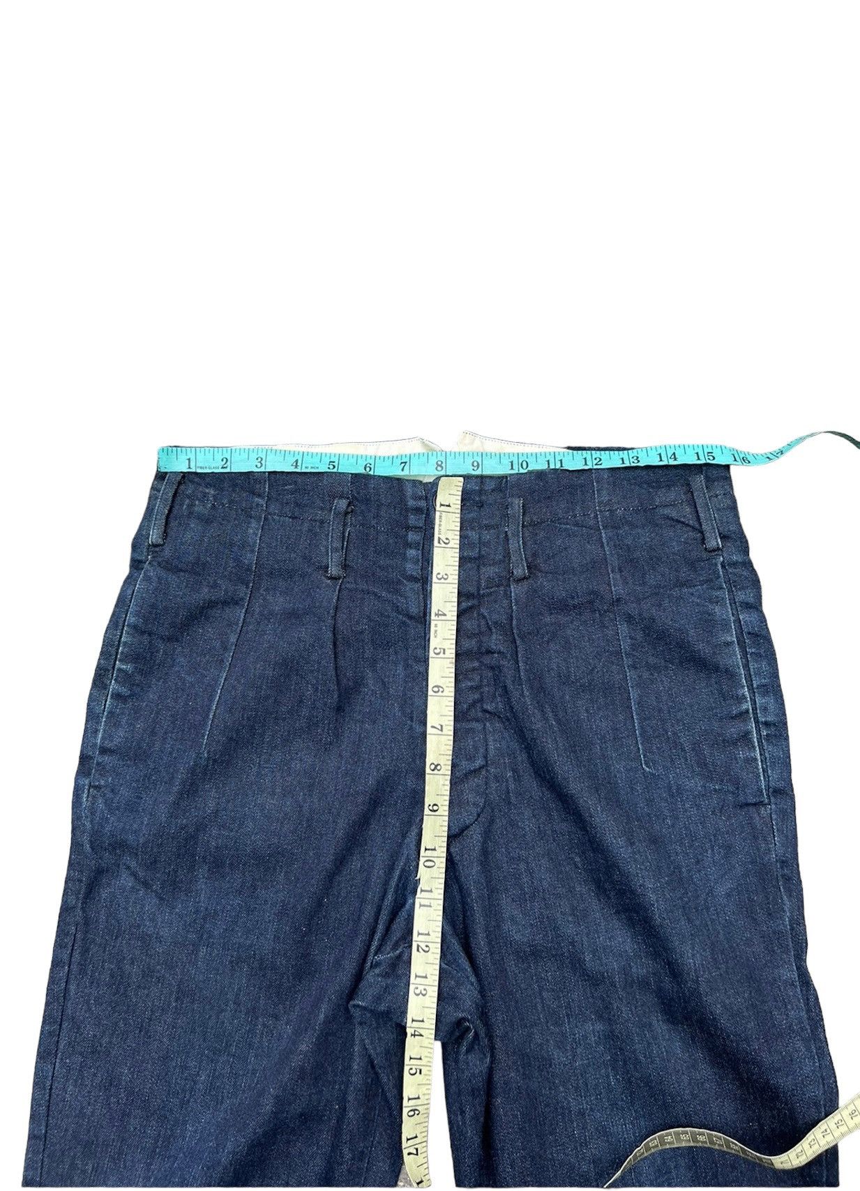Japanese Brand Tutaee 15Jyugo Bottom Makers Japan Cropped Denim Chinos Pant Size US 31 - 3 Thumbnail