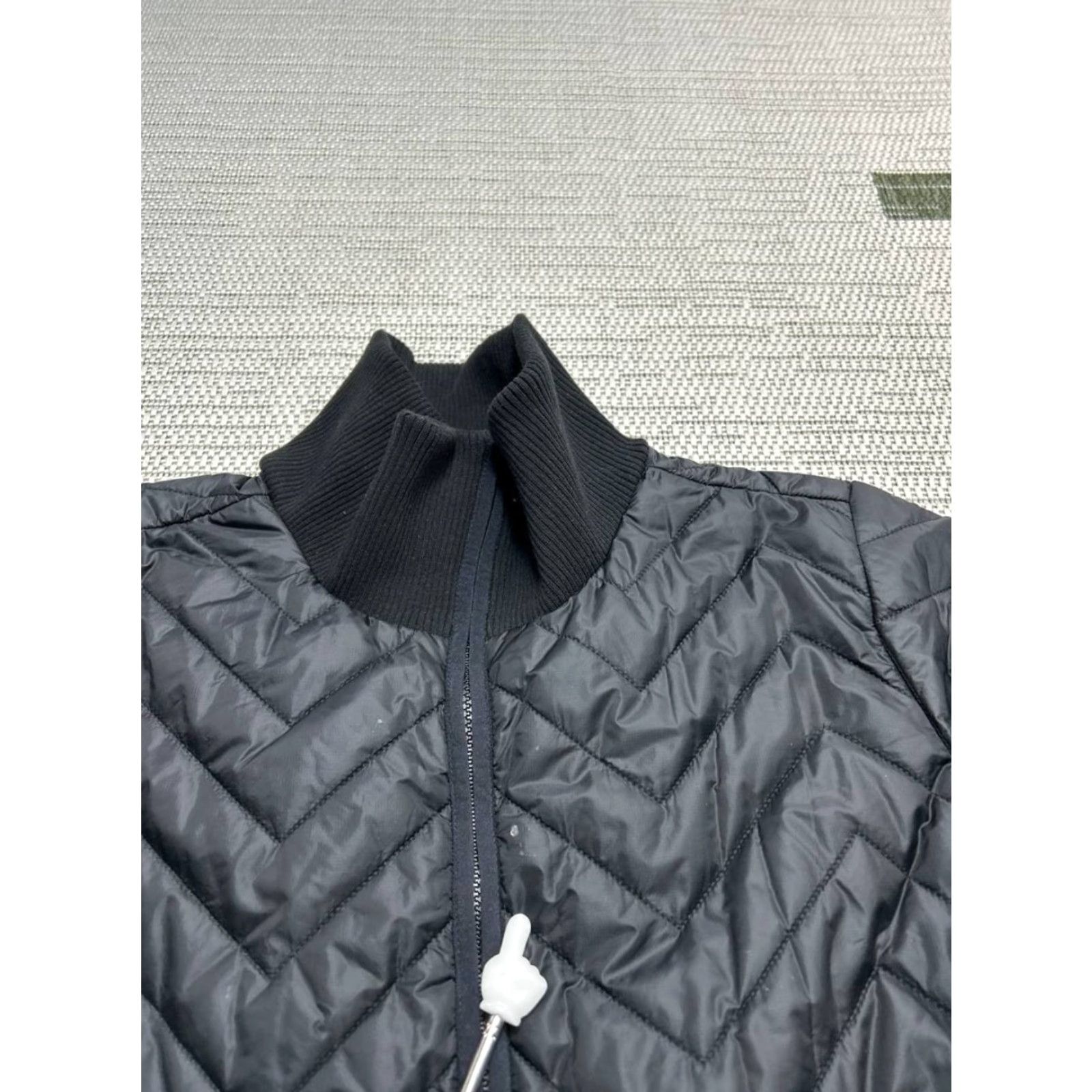 Athleta Athleta Jacket Womens 1X Black Quilted Zip Full Zip Athleisure Jacket - Black Size XL / US 12-14 / IT 48-50 - 5 Thumbnail