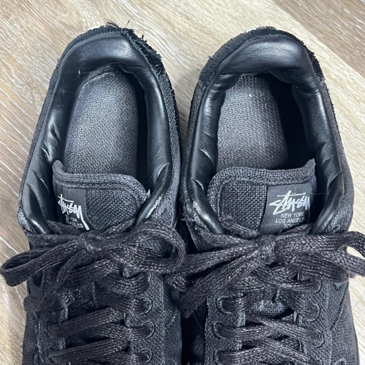 Nike × Stussy Stussy AF1 low black canvas Size US 7.5 / EU 40-41 - 8 Thumbnail