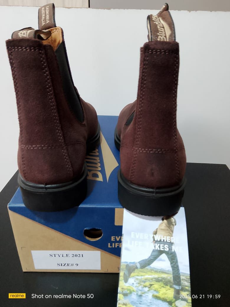 Blundstone Blundstone Chelsea - Dress Brown Waxed #2021# Tg:43 Tg:43. Size US 9.5 / EU 42-43 - 2 Thumbnail