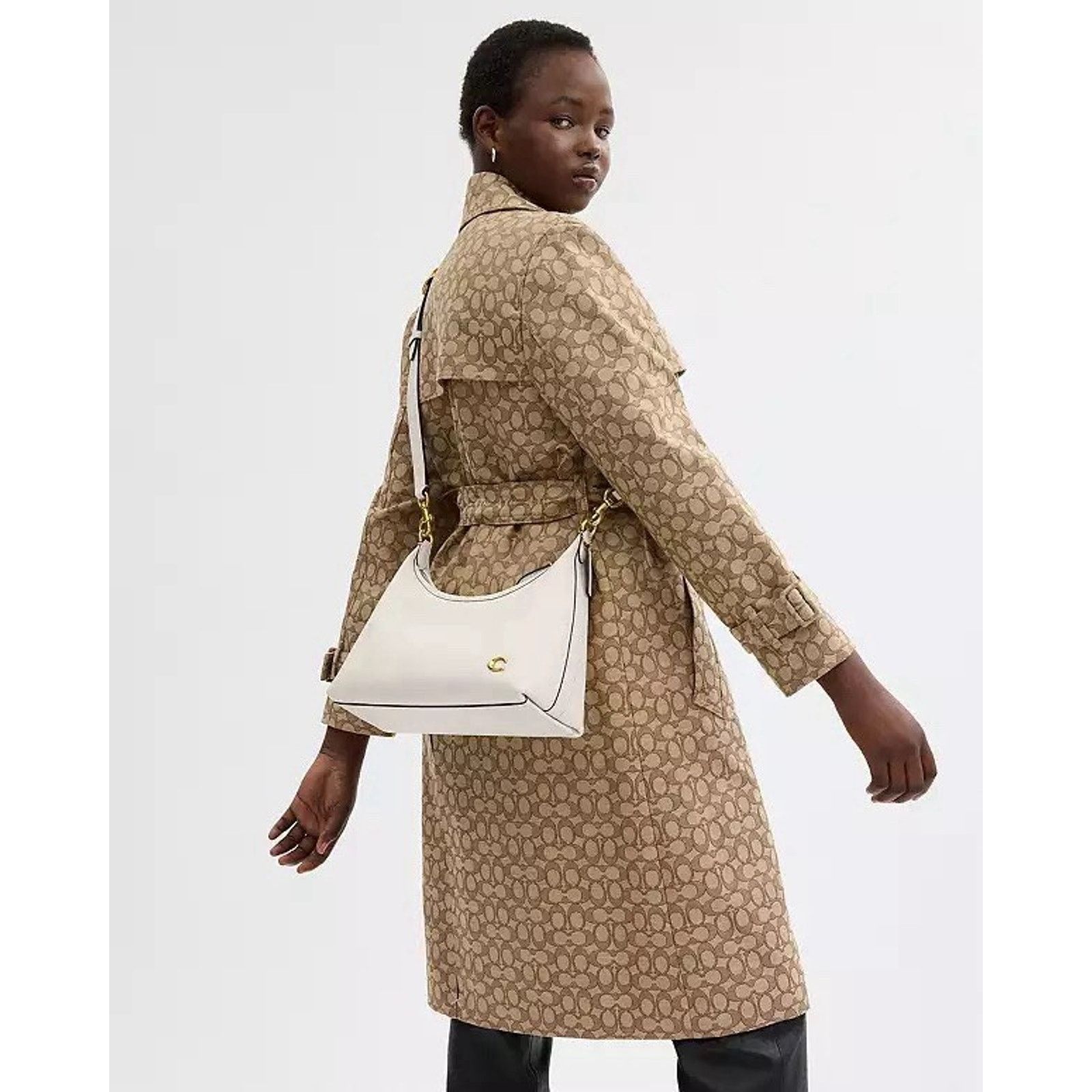 Coach NWT COACH Juliet Shoulder Bag Crossbody Leather CR981 Chalk Size ONE SIZE - 17 Thumbnail