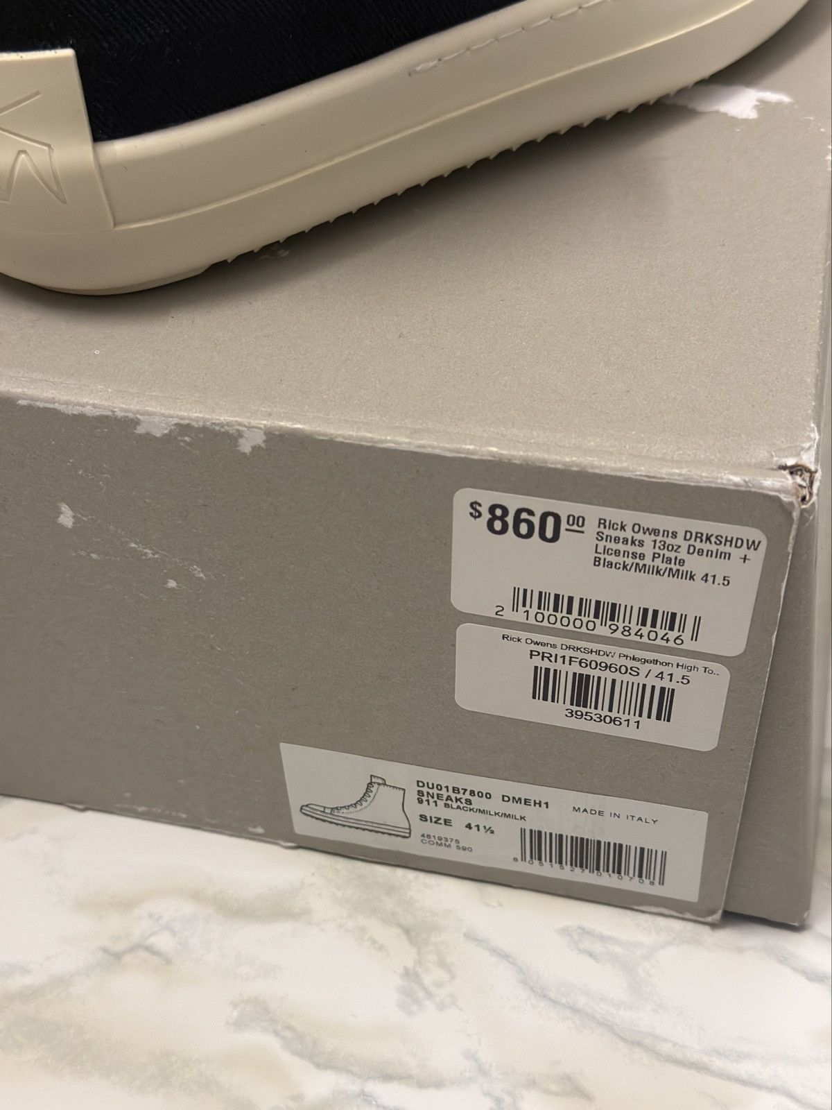 Rick Owens Drkshdw Rick Owens SS21 Phlegethon Ramones Size US 8.5 / EU 41-42 - 14 Thumbnail